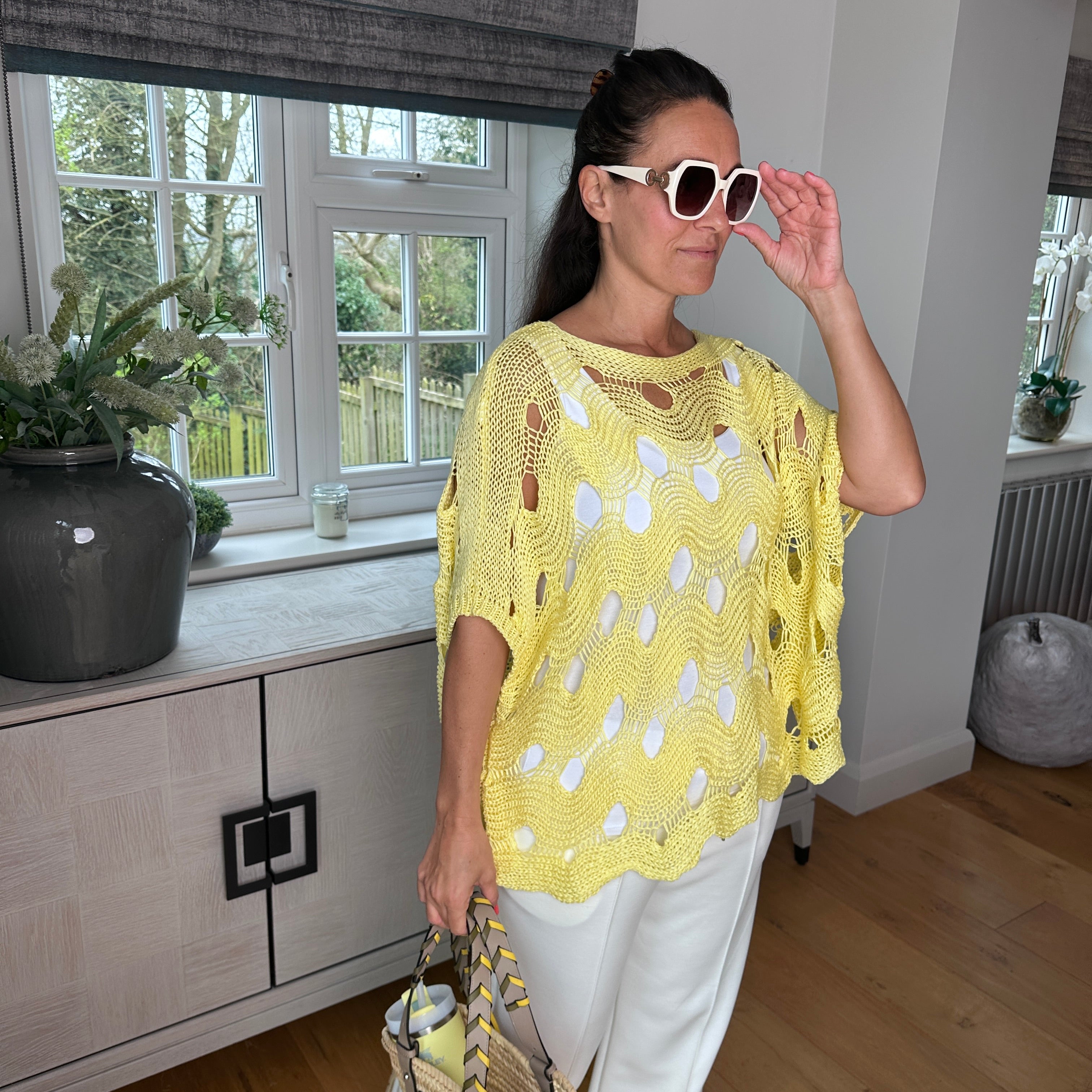 Saffron Crochet Knit - Blush Boutique Essex