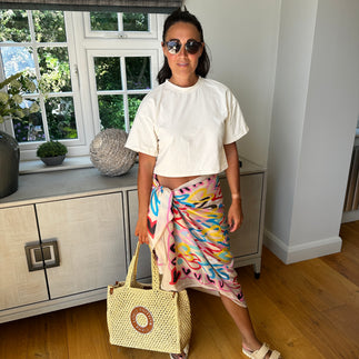 Heart Sarong - Blush Boutique Essex
