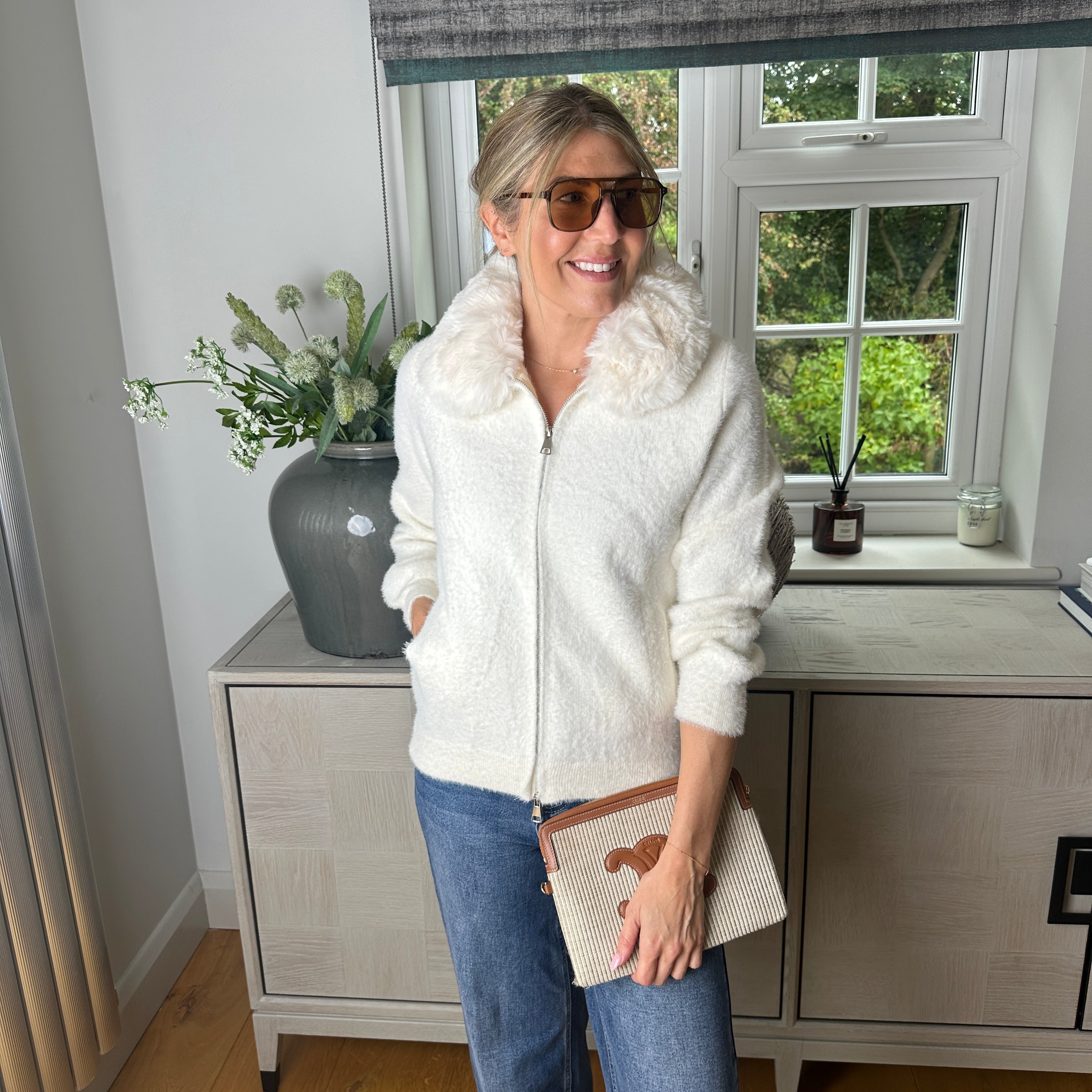 Cozi Fur Cardigan
