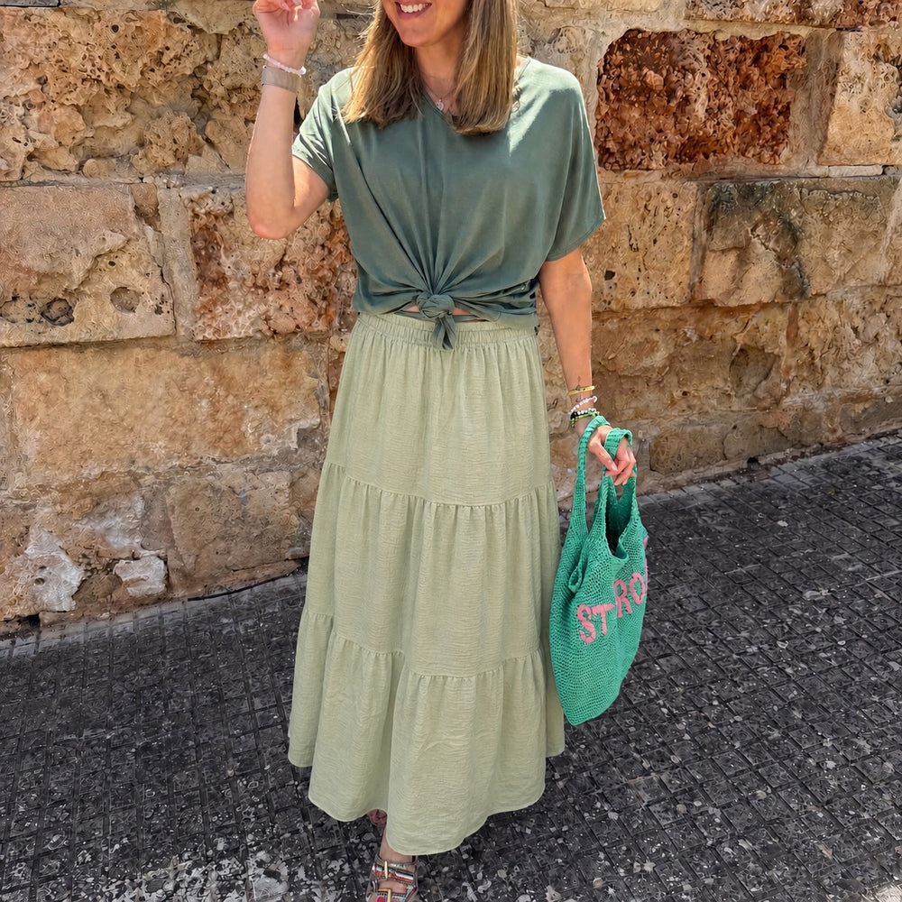 Francis Tiered skirt - Blush Boutique Essex