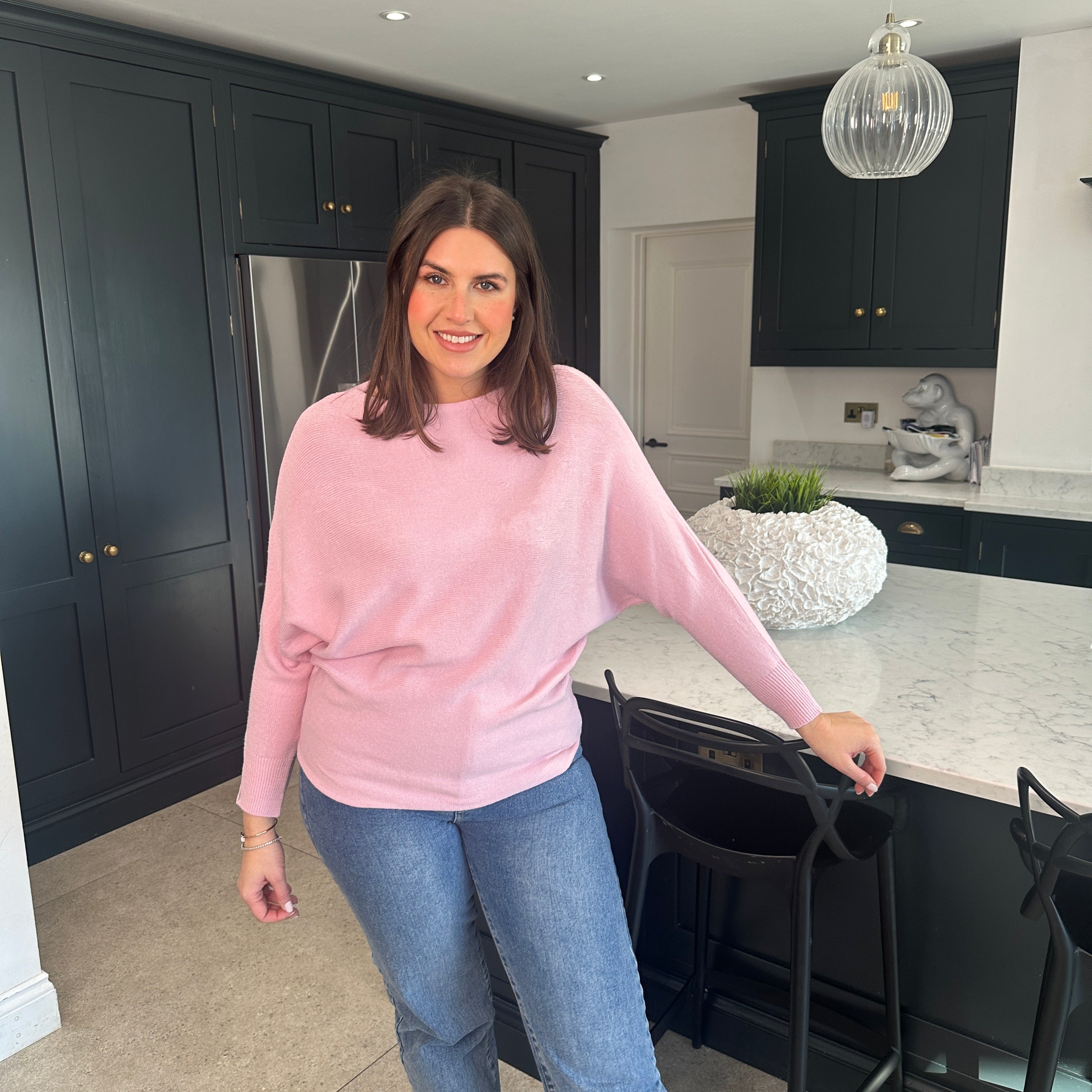 Bree Soft Knit Jumper - Blush Boutique Essex
