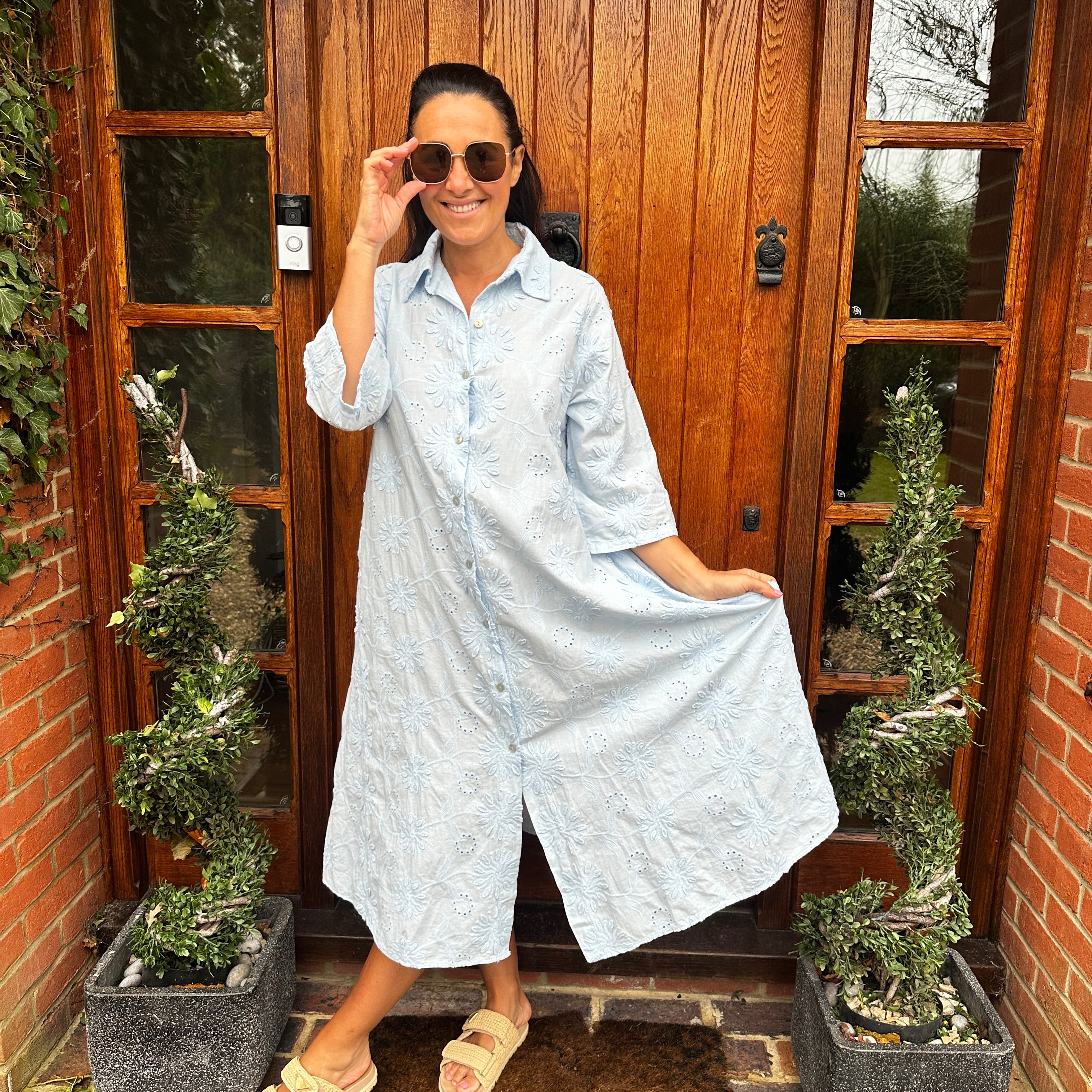 Poppy Embroidered Dress