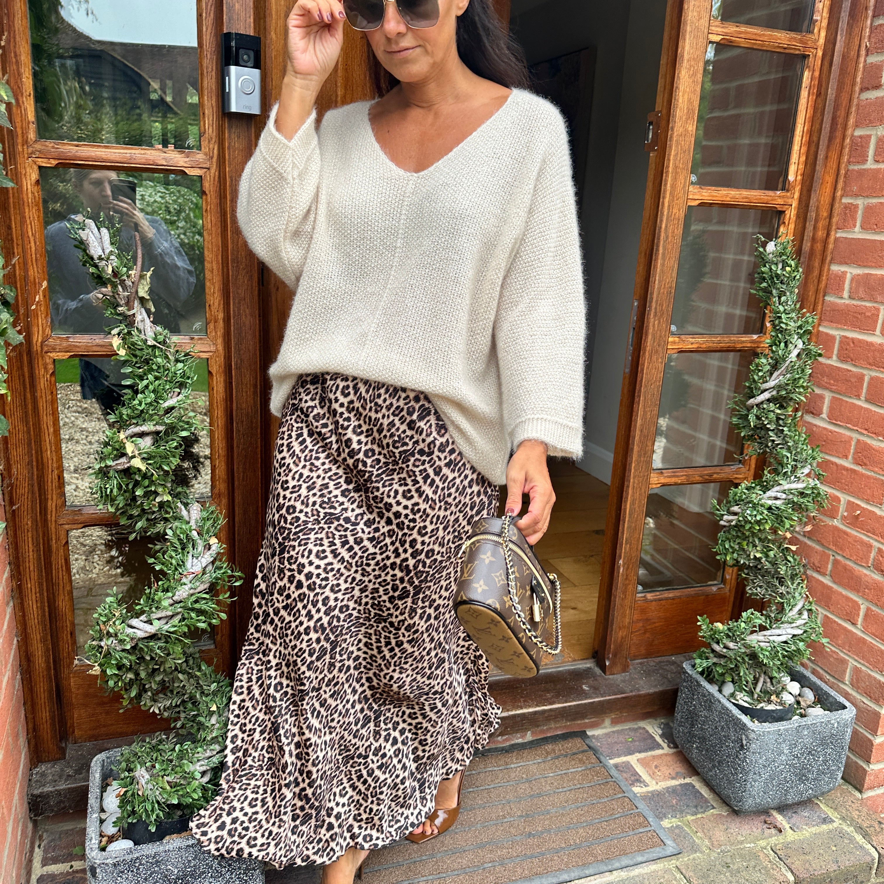 Tali Leopard Skirt