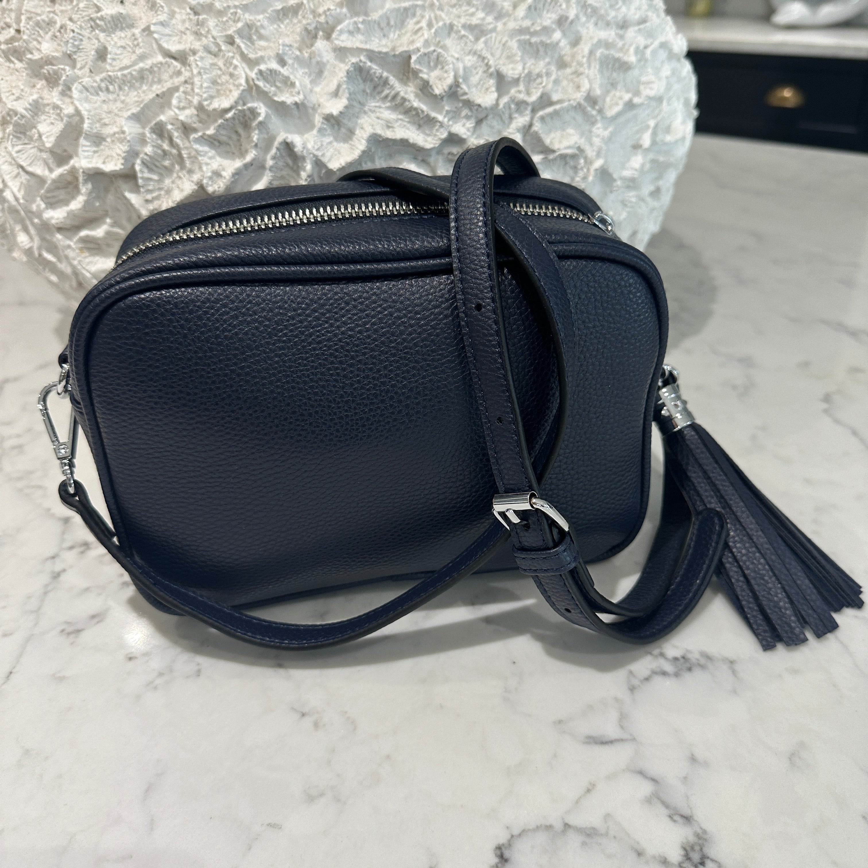 Cross Body Tassel Bag - Blush Boutique Essex