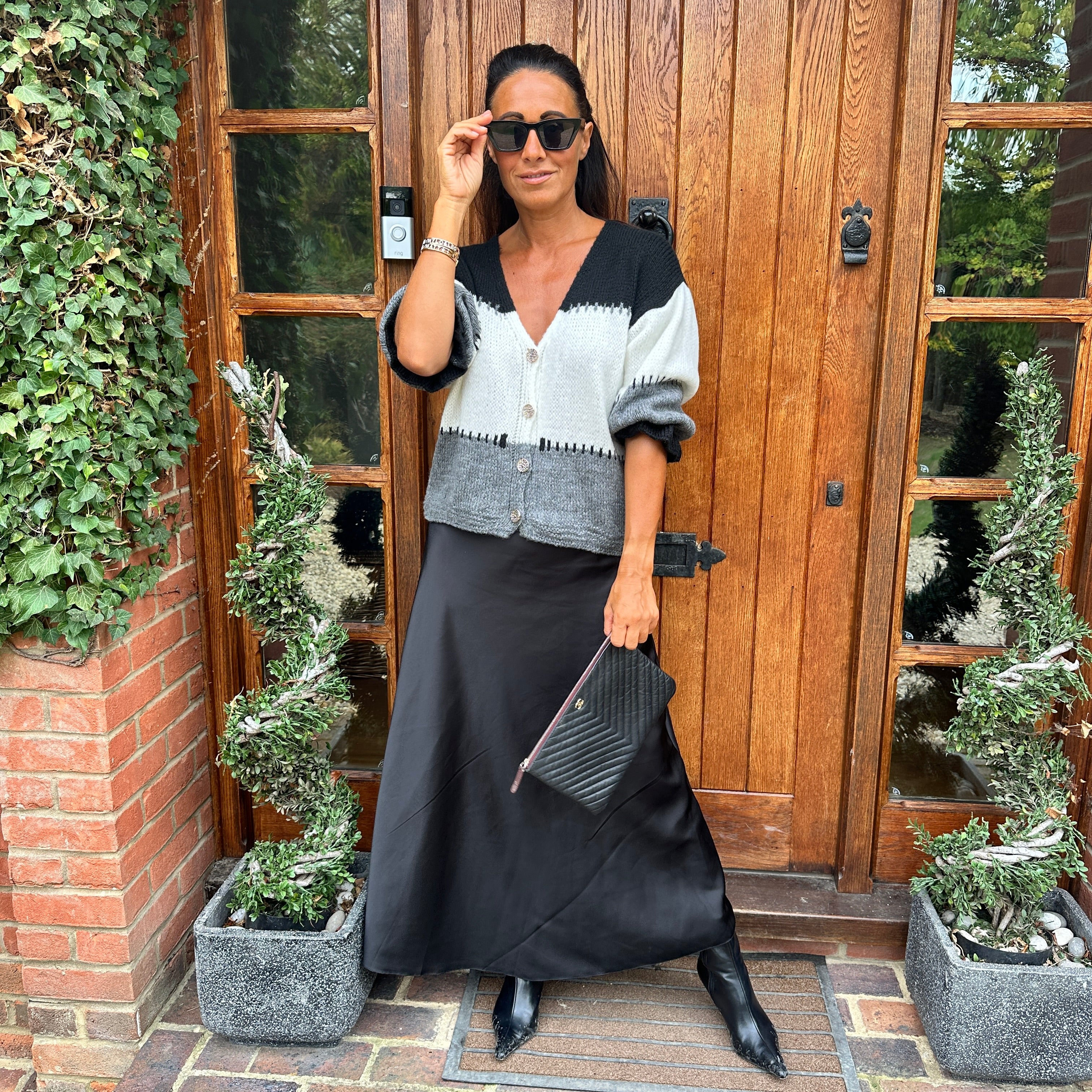 Benji Satin Skirt - Blush Boutique Essex