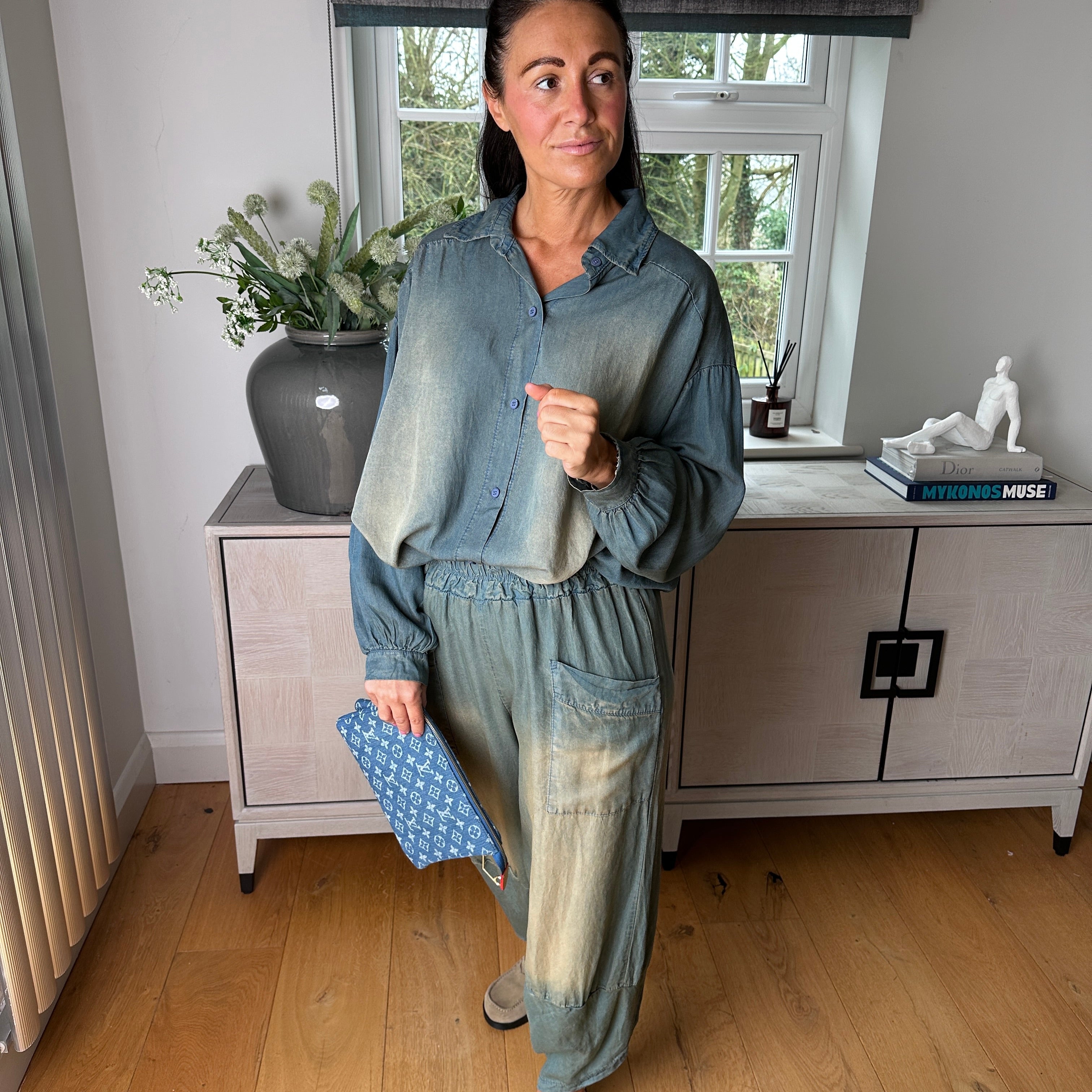 Isla Denim Shirt - Blush Boutique Essex
