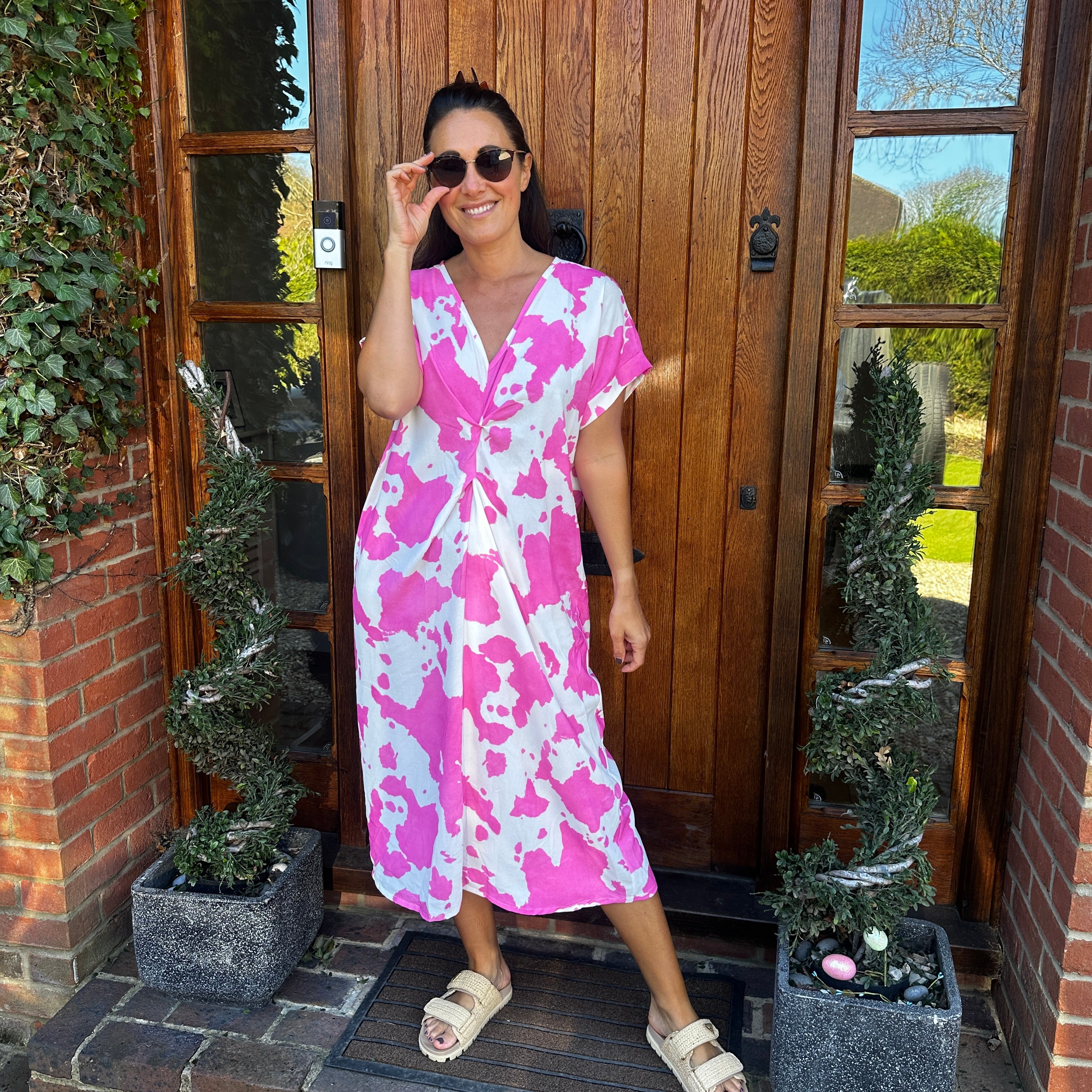 Daisy Knot Dress - Blush Boutique Essex
