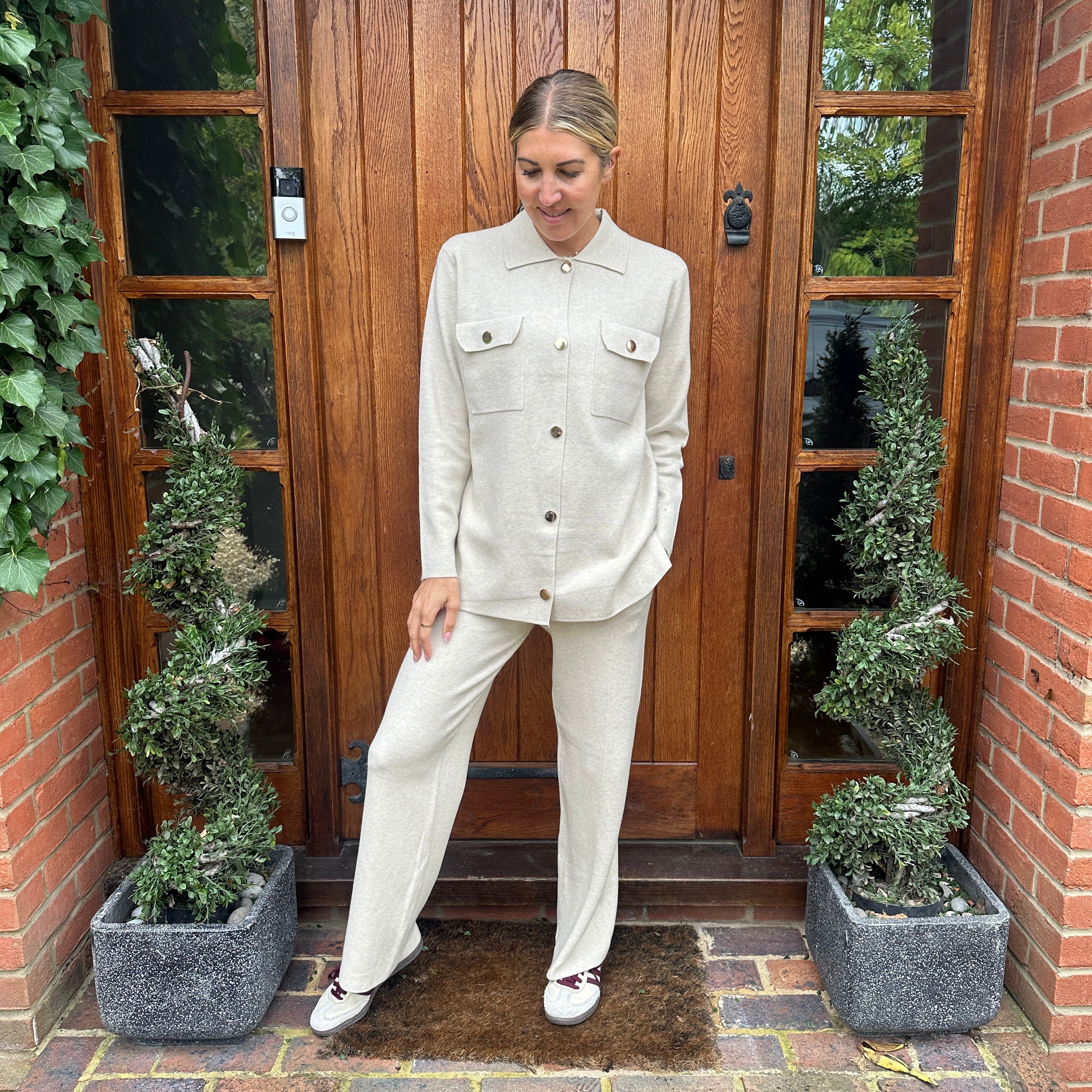 Juliette Button Co Ord - Blush Boutique Essex