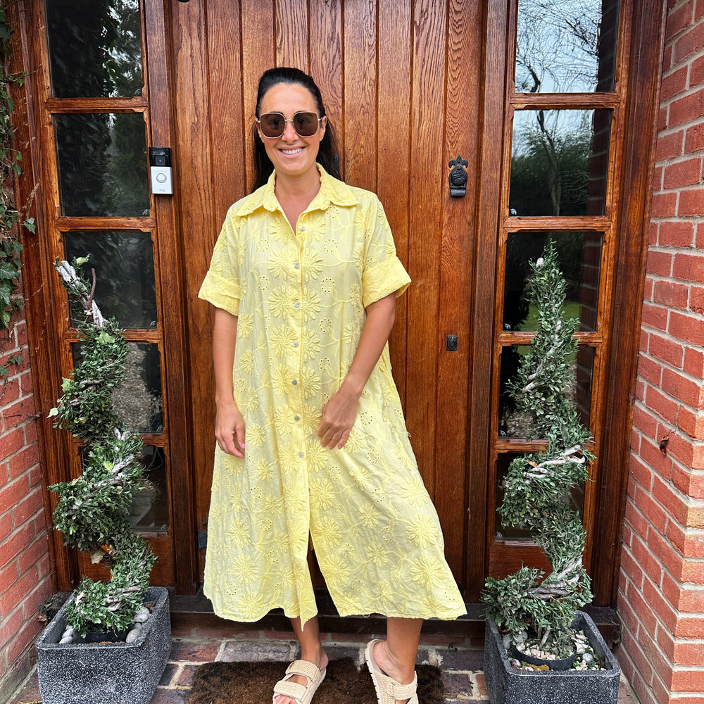 Poppy Embroidered Dress
