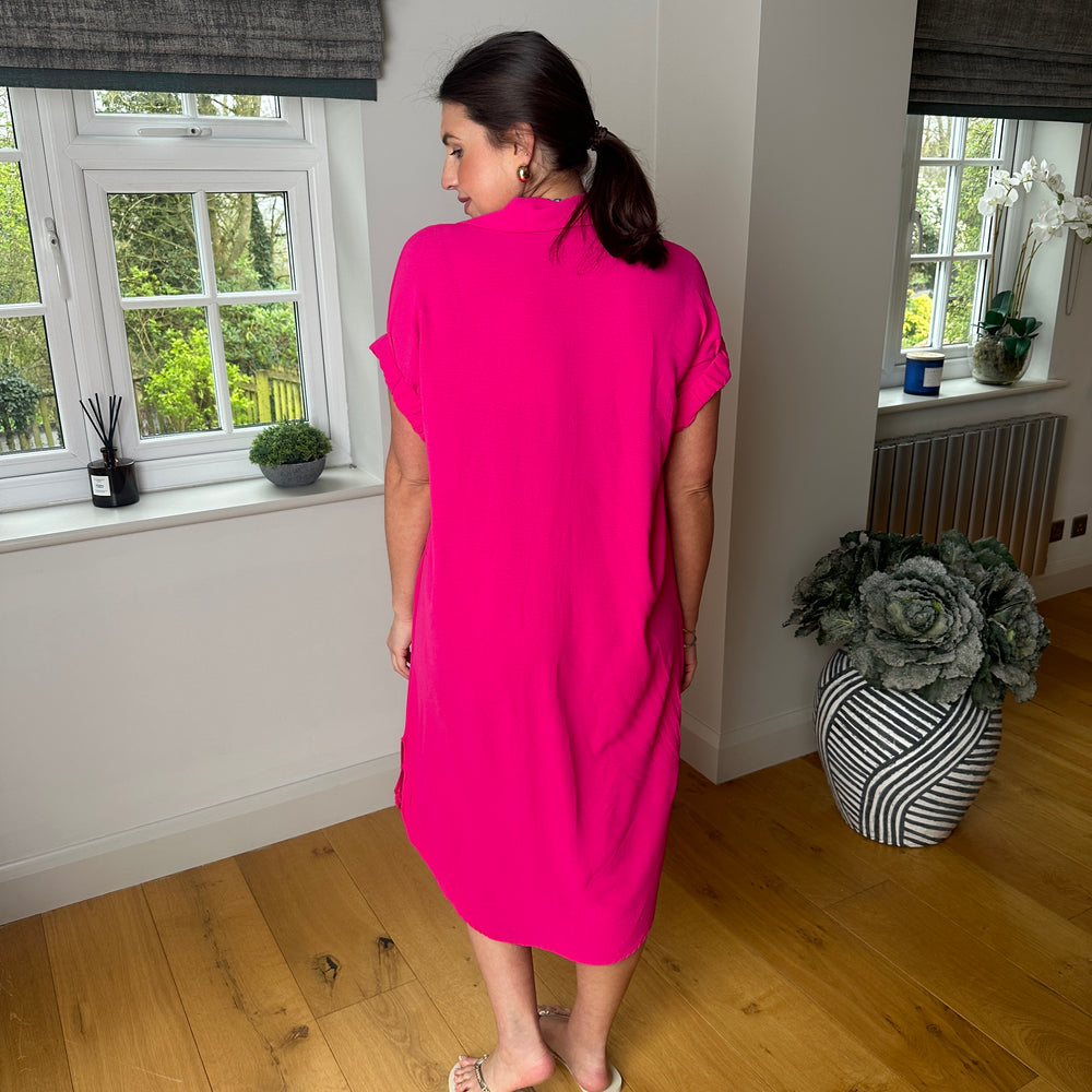Dulcie Shirt Dress - Blush Boutique Essex