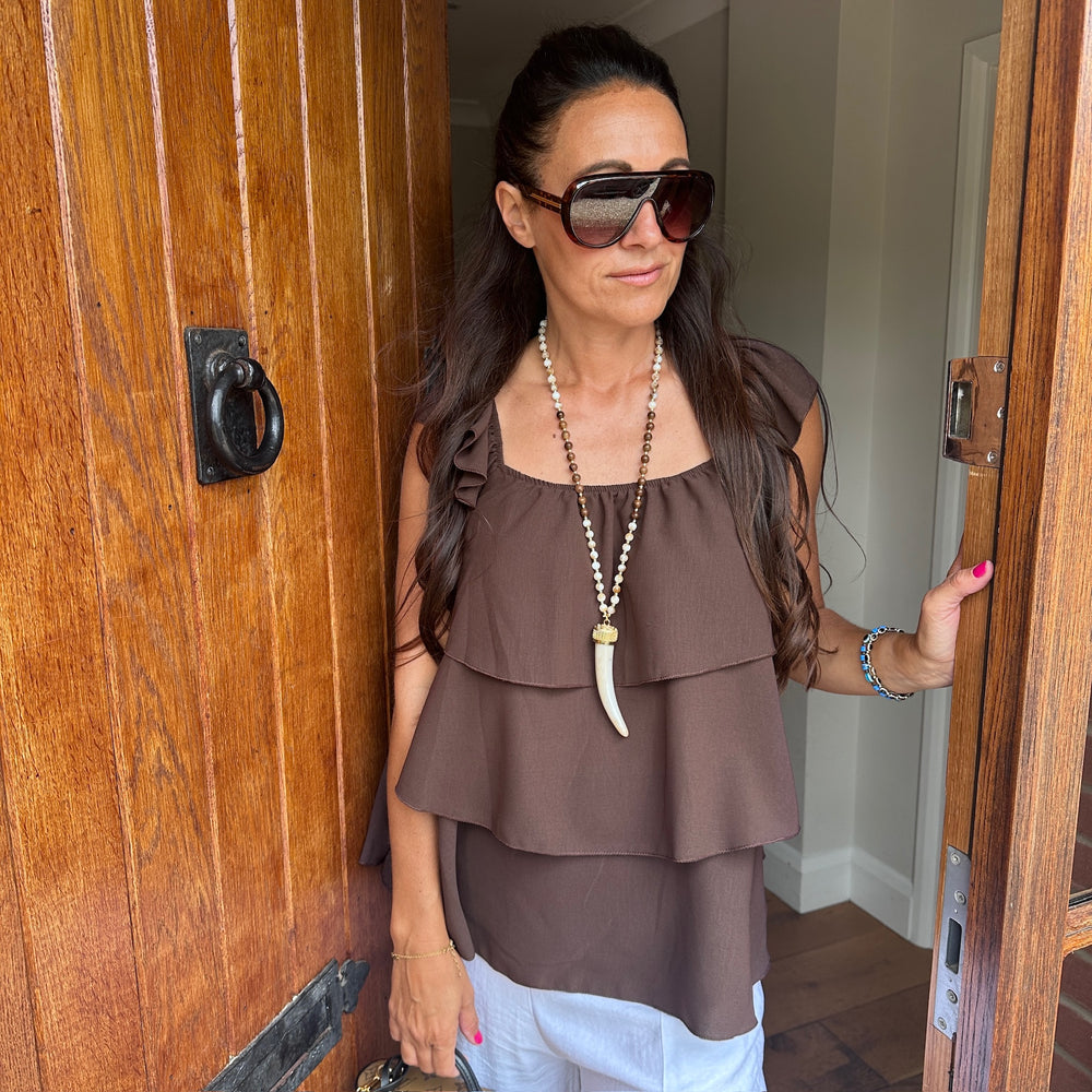 Leo Vest Top