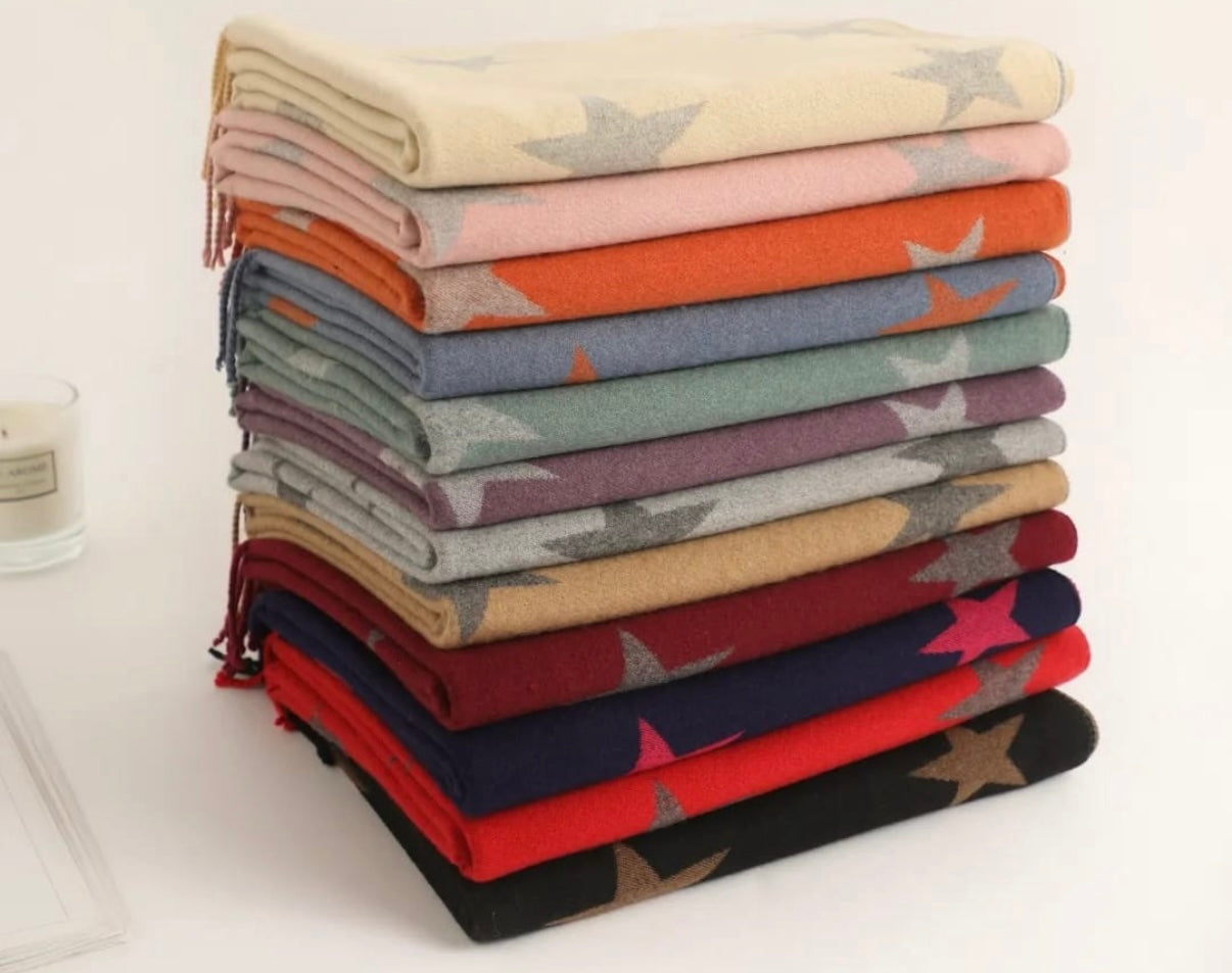 Sienna star scarf - Blush Boutique Essex