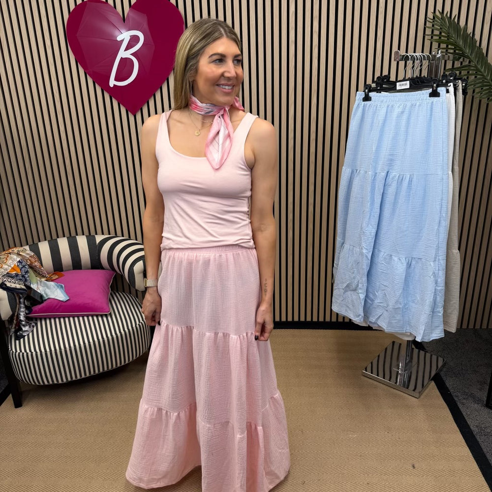 Francis Tiered skirt - Blush Boutique Essex