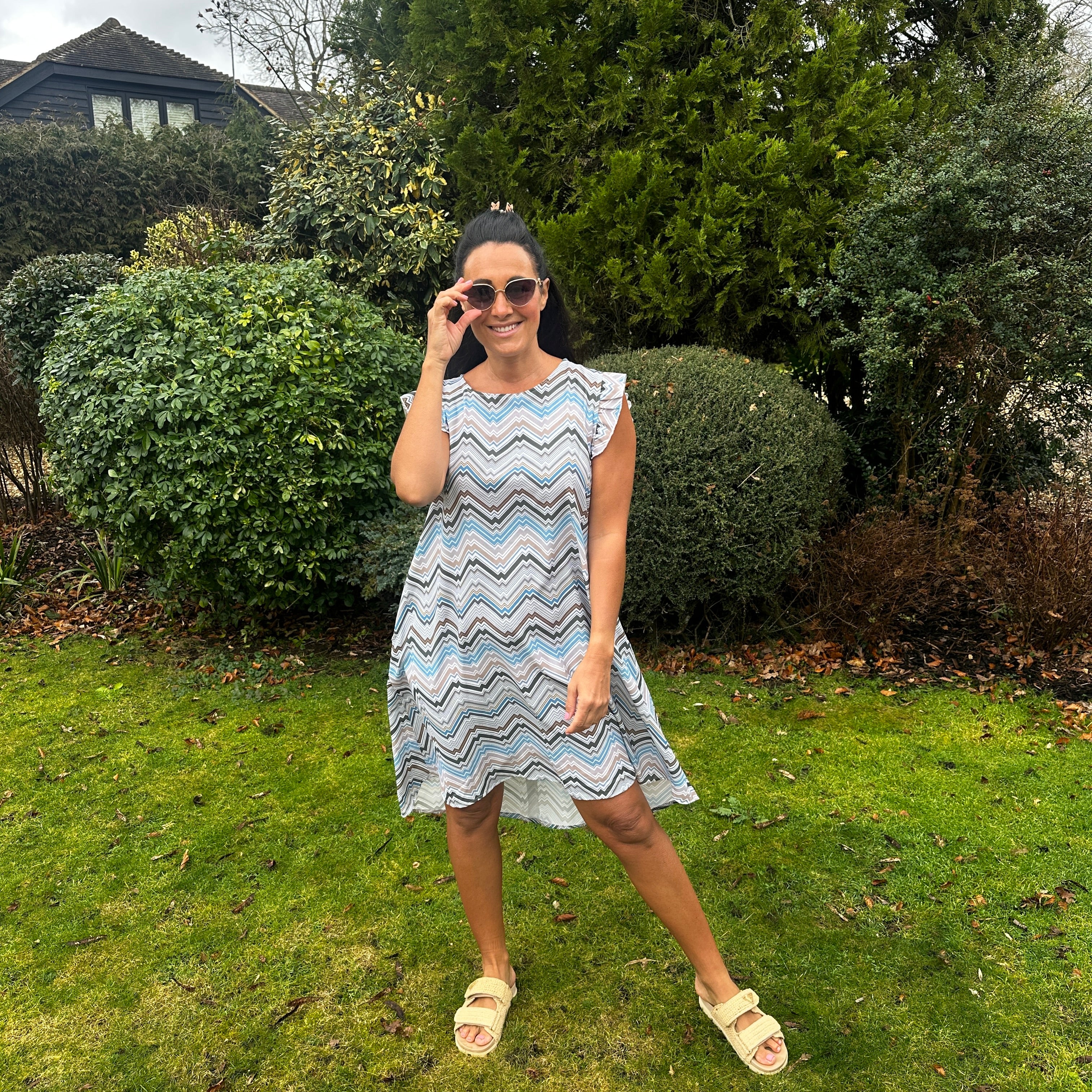 Mimi Button Dress - Blush Boutique Essex