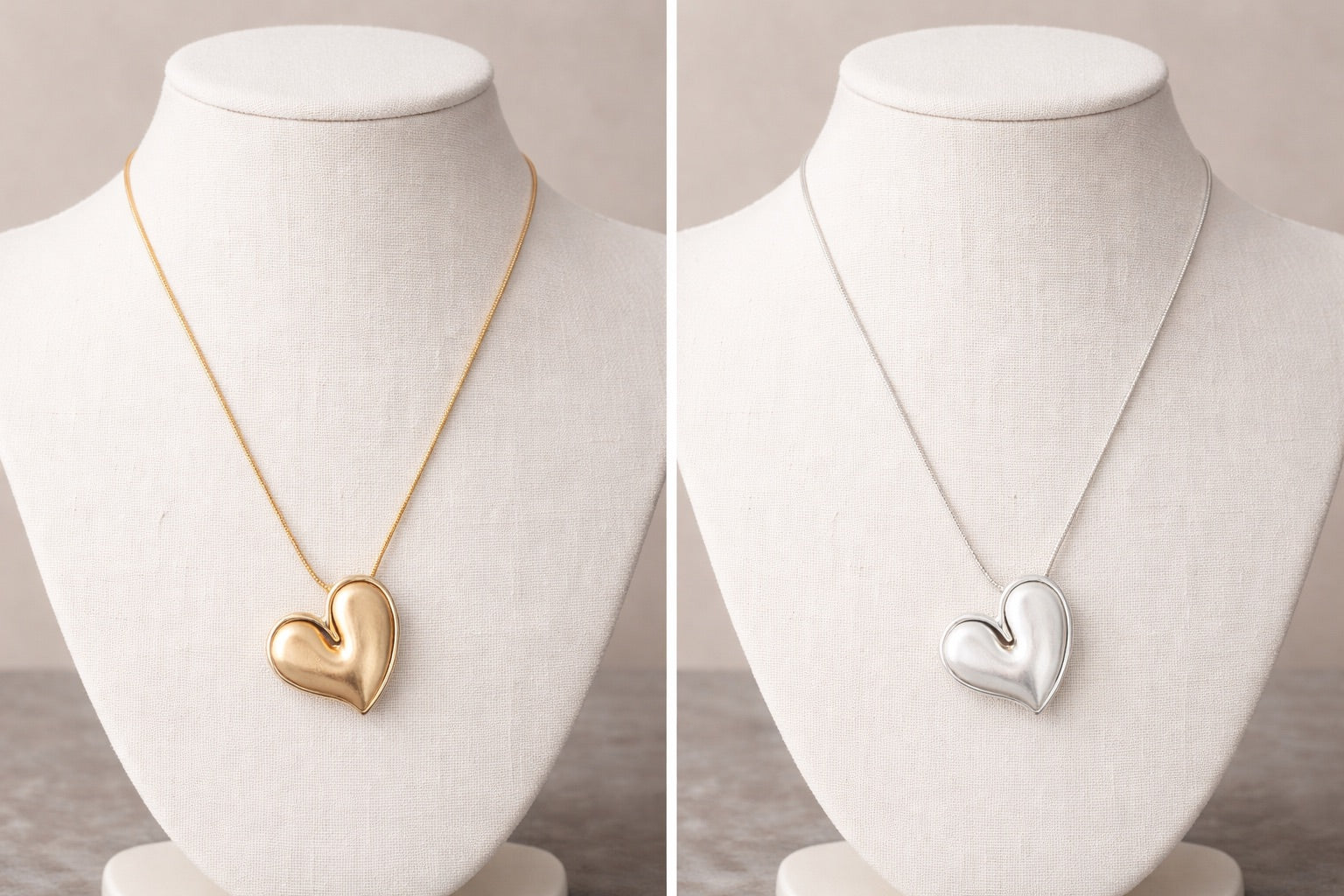 Hazel heart necklace - Blush Boutique Essex