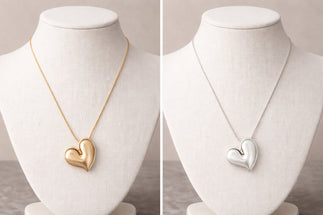 Hazel heart necklace - Blush Boutique Essex