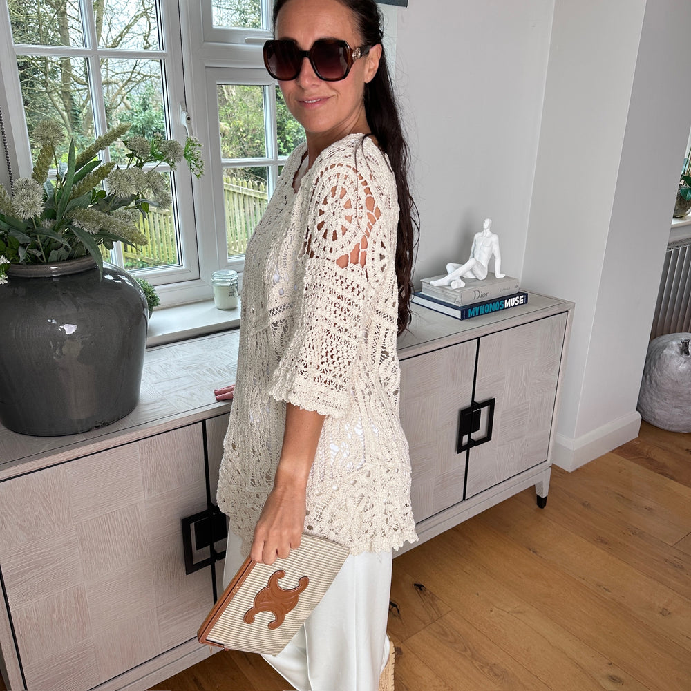 Roman Crochet Top - Blush Boutique Essex