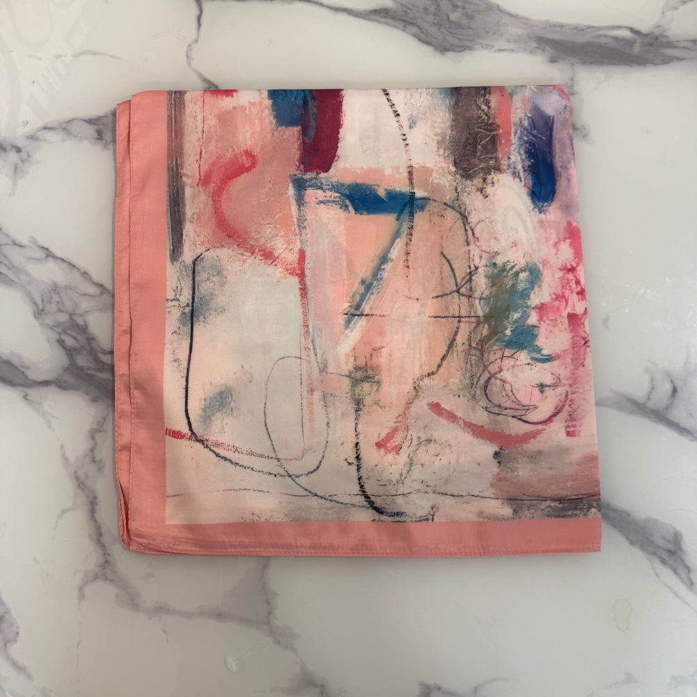 Kira Satin tie scarf - Blush Boutique Essex