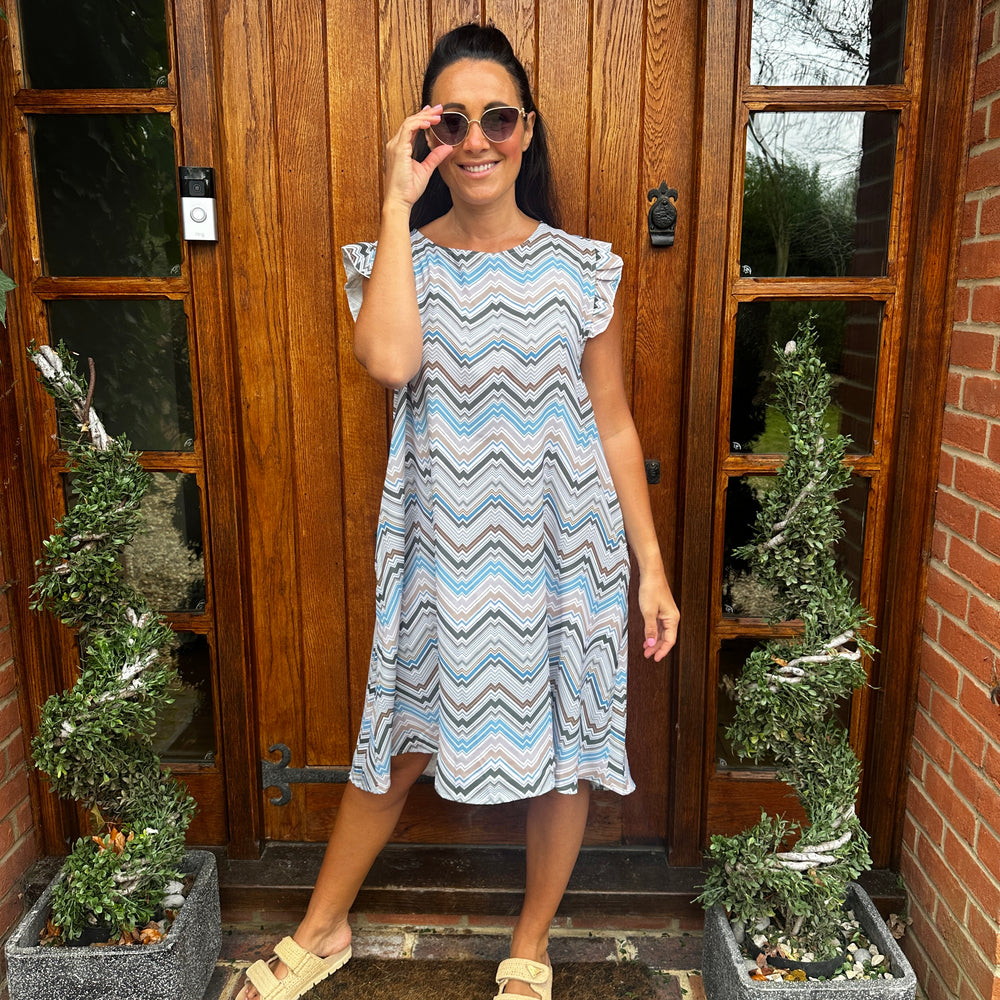 Mimi Button Dress - Blush Boutique Essex