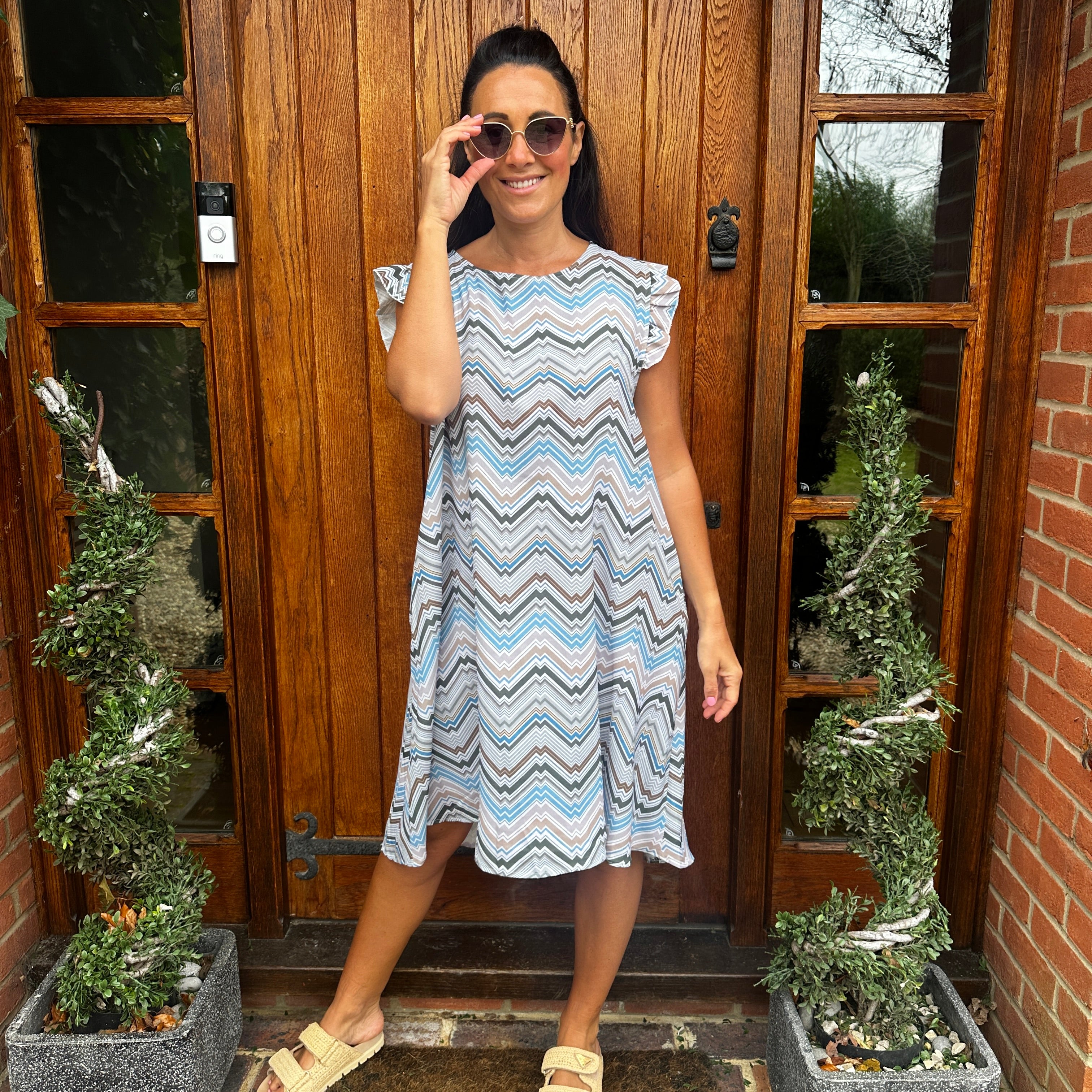 Mimi Button Dress - Blush Boutique Essex