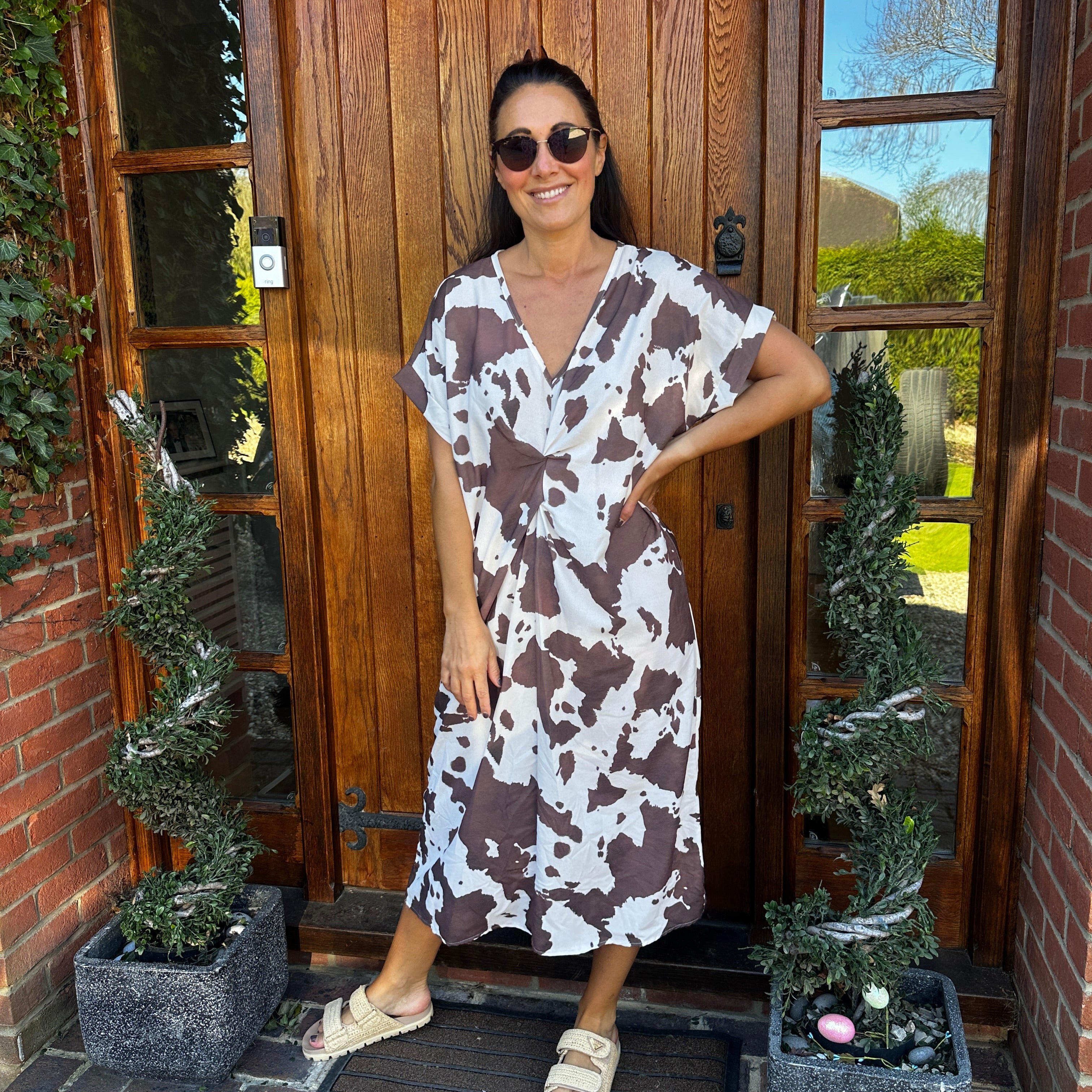 Daisy Knot Dress - Blush Boutique Essex