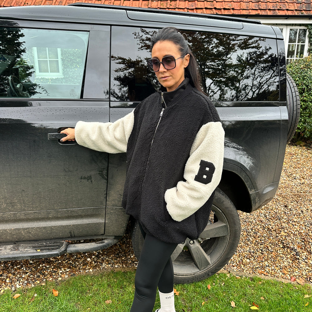 Bailey Boucle Bomber - Blush Boutique Essex