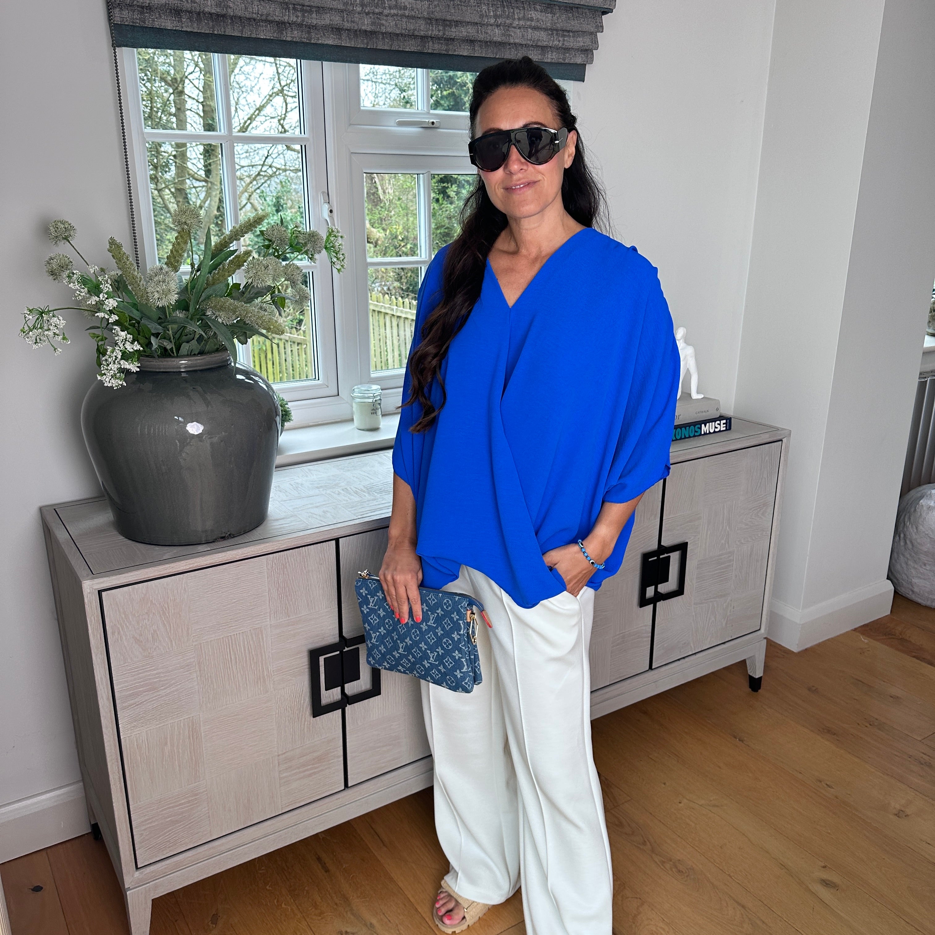 Stacey drape top - Blush Boutique Essex