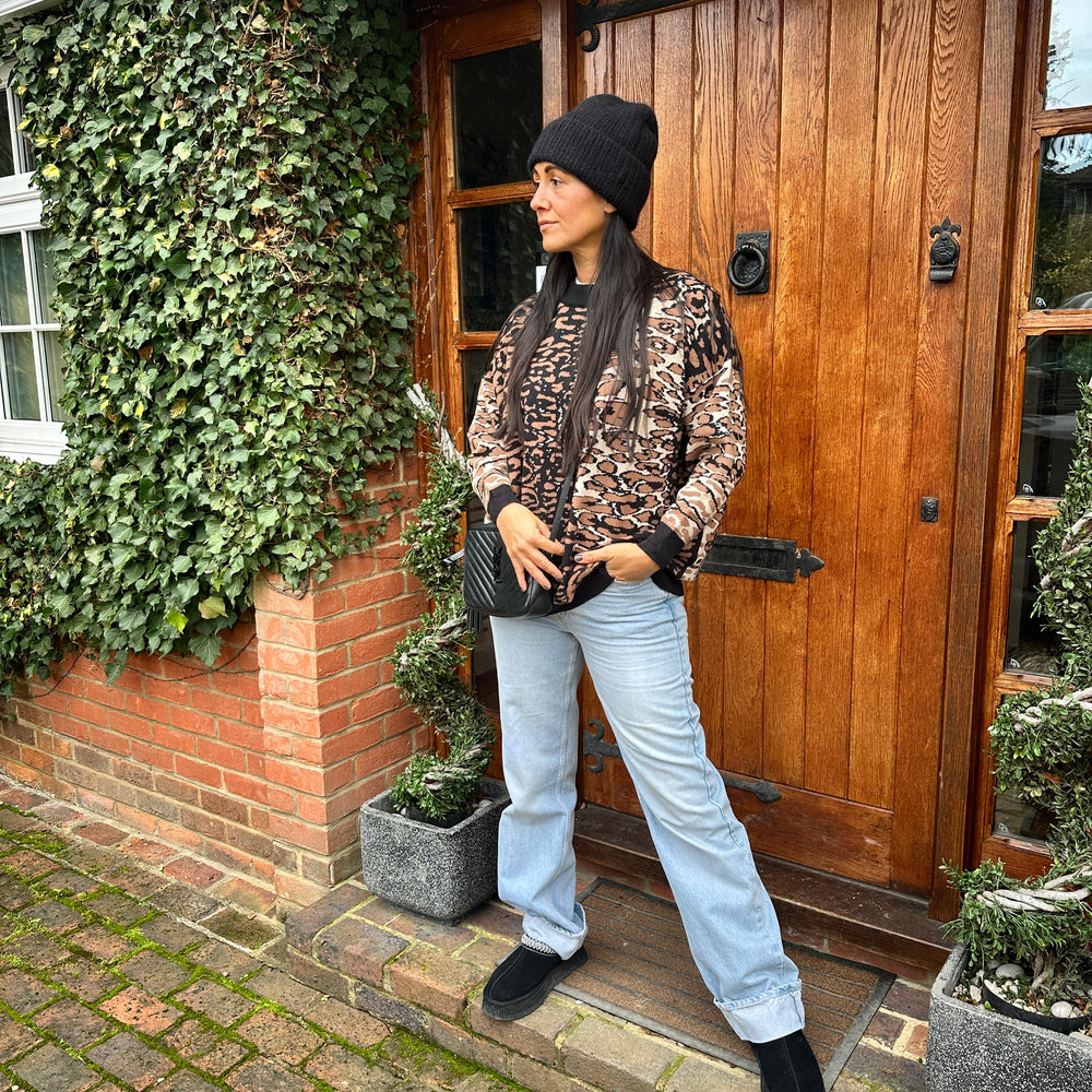 Timo Leopard Knit