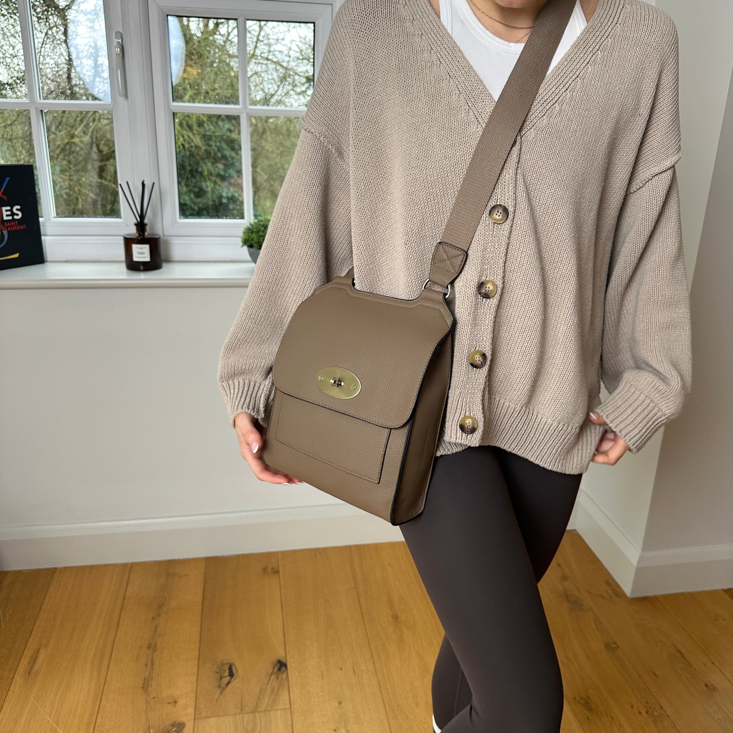 Crossbody Flap Bag - Blush Boutique Essex
