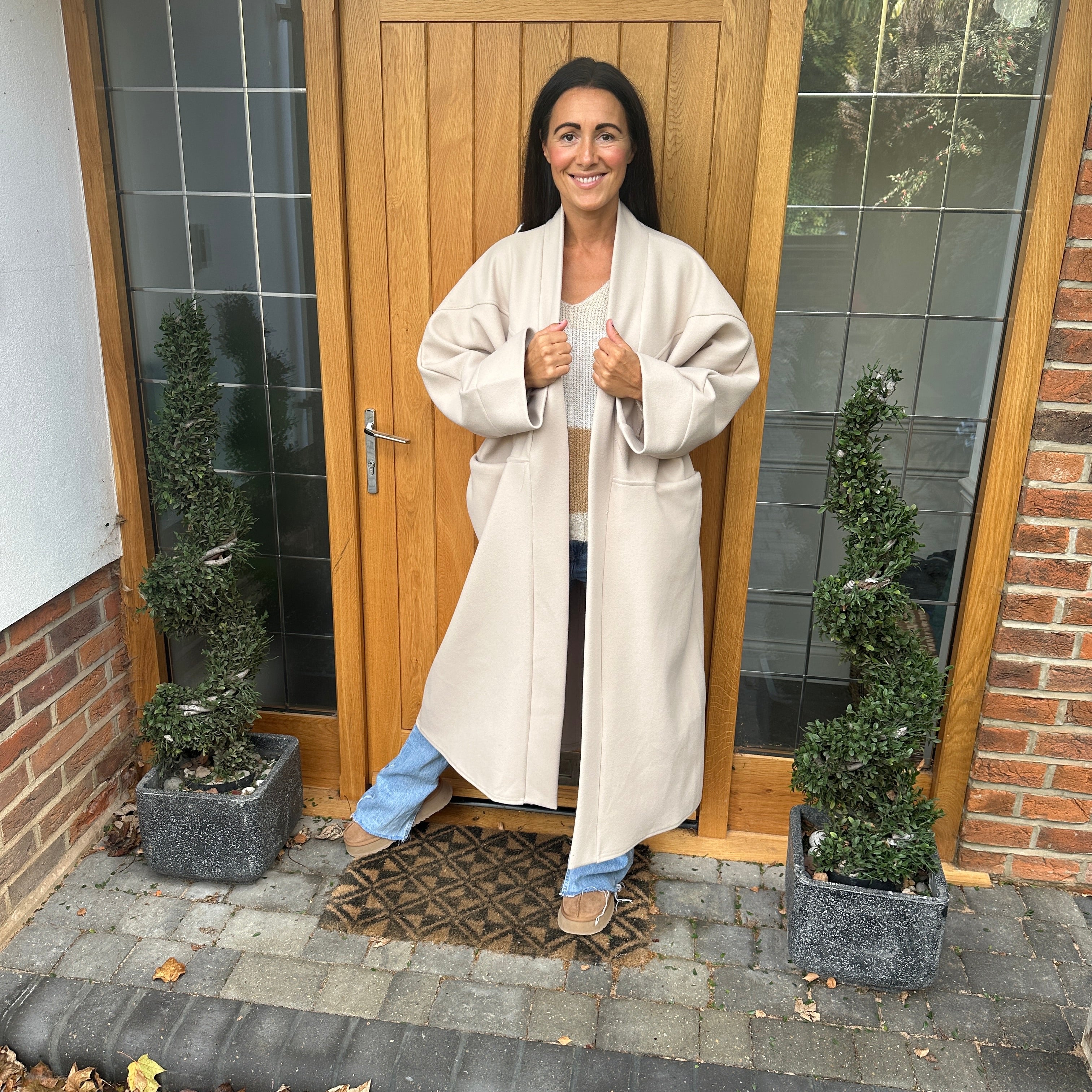 Frank Duster Coat - Blush Boutique Essex