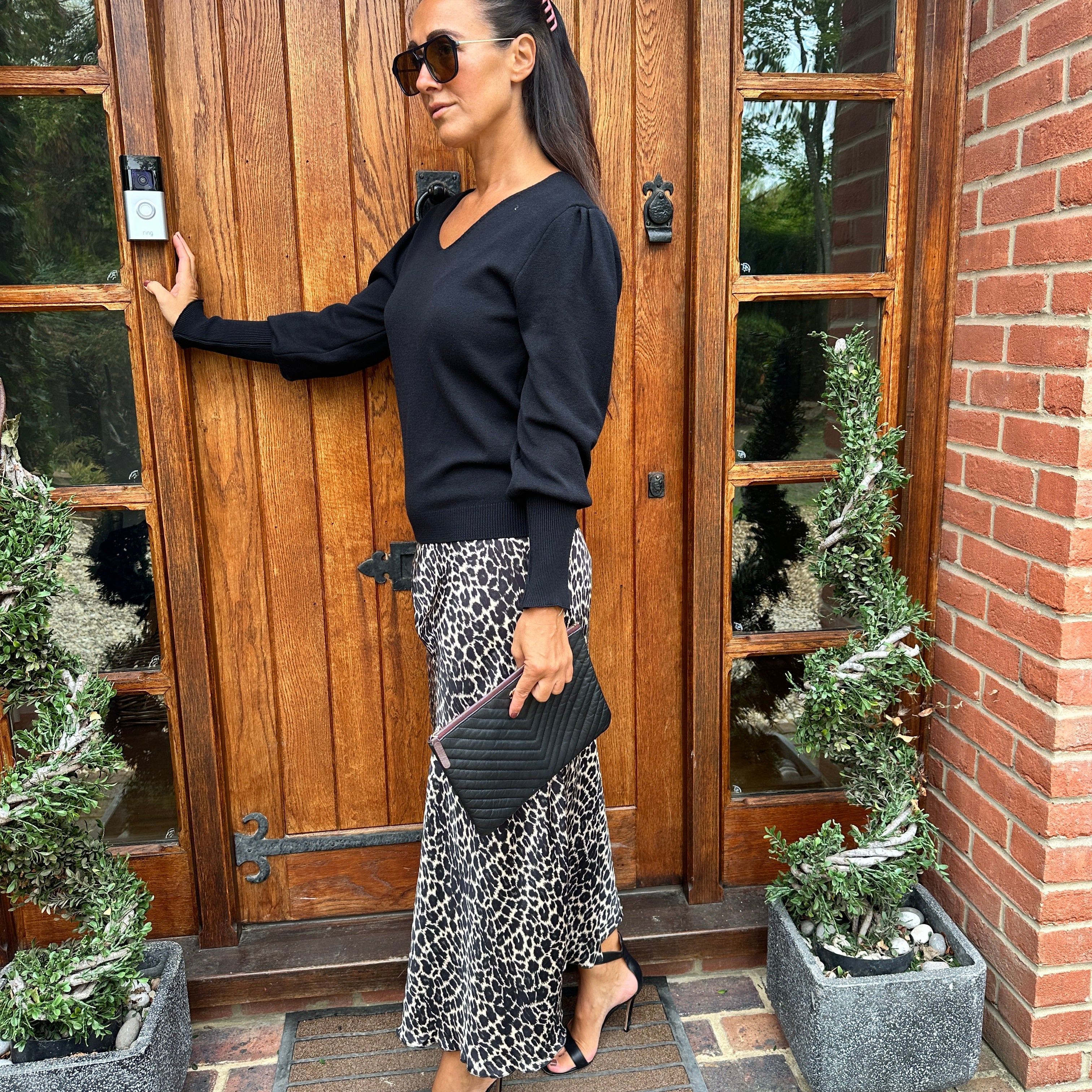 Tali Leopard Skirt