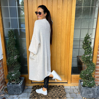 Georgia Knit Bell Sleeve Cardigan - Blush Boutique Essex