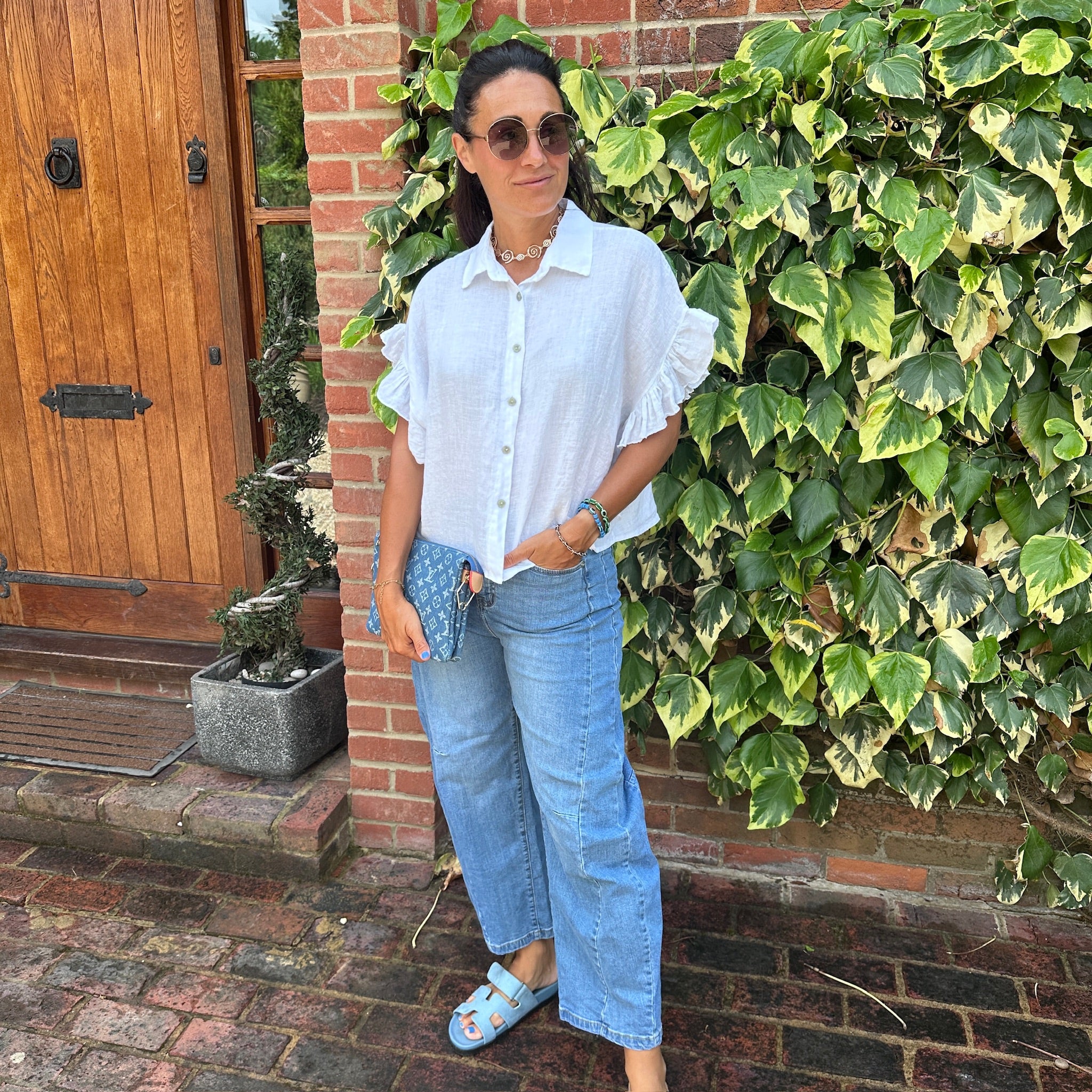 Kayla linen shirt