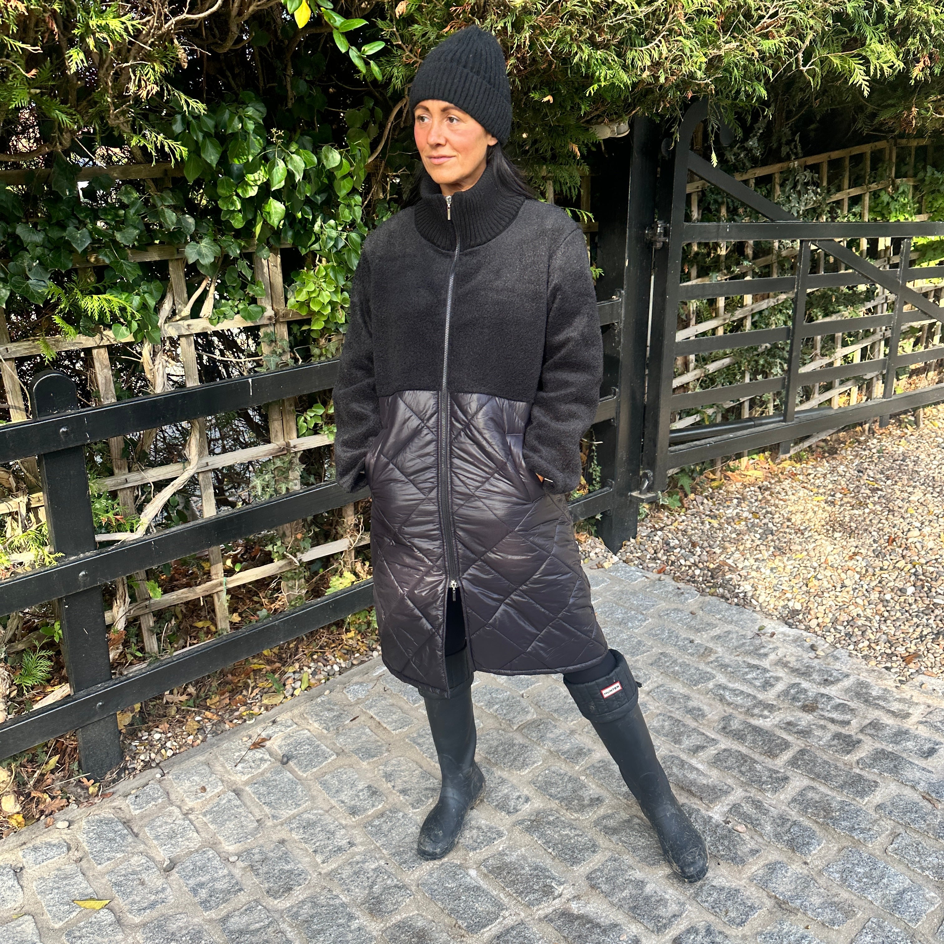 Jude Quilted Coat - Blush Boutique Essex