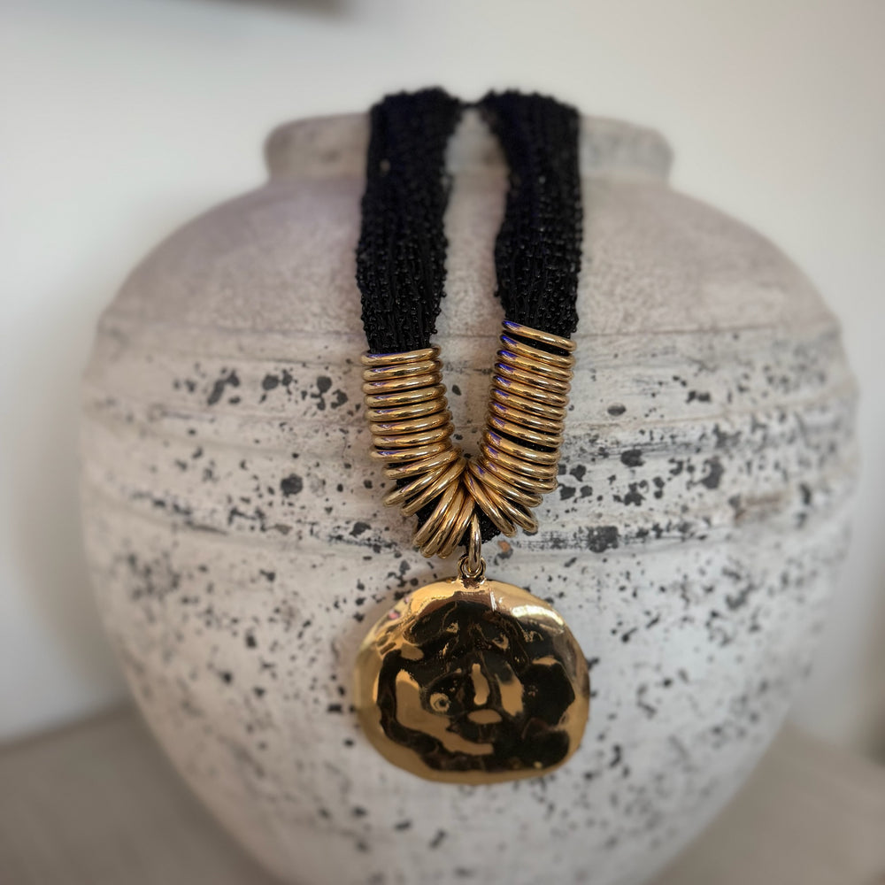 Otis Statement Necklace - Blush Boutique Essex