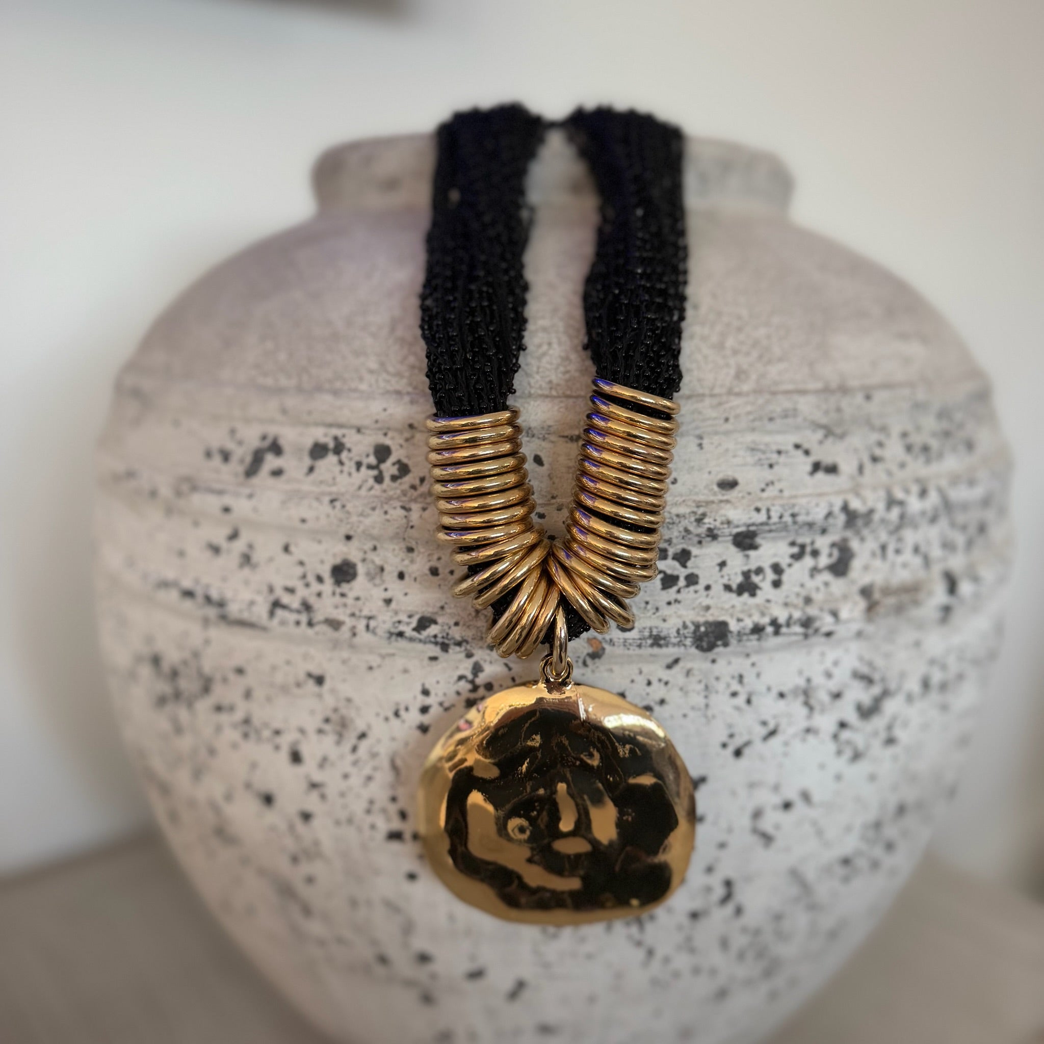 Otis Statement Necklace - Blush Boutique Essex