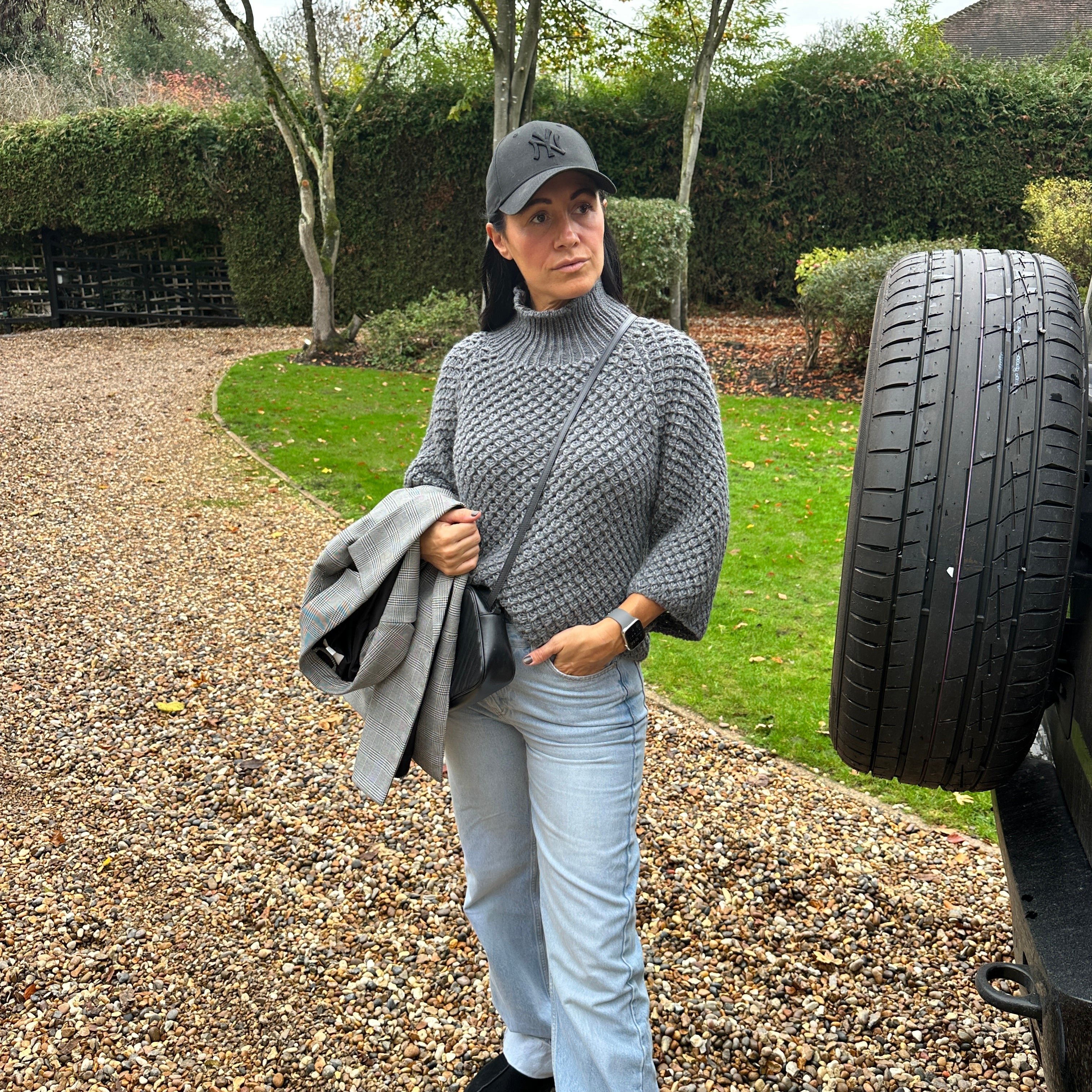 Chrissy Waffle Knit - Blush Boutique Essex