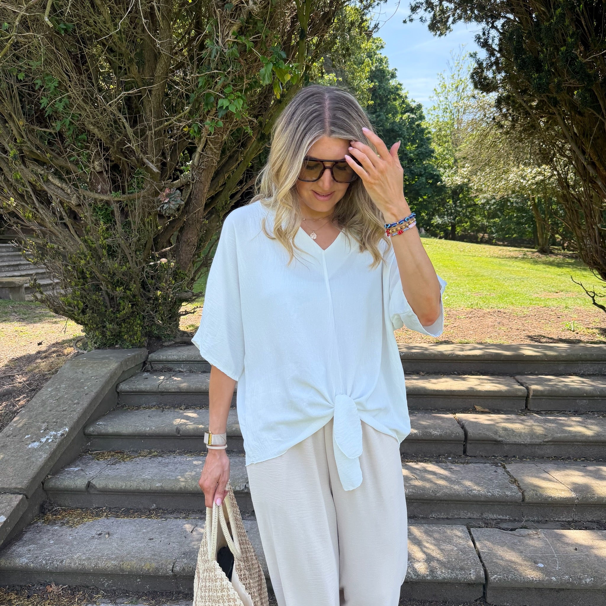 Chantelle Tie Top - Blush Boutique Essex
