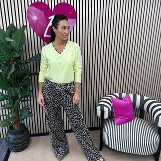 Leoni Leopard Trouser - Blush Boutique Essex