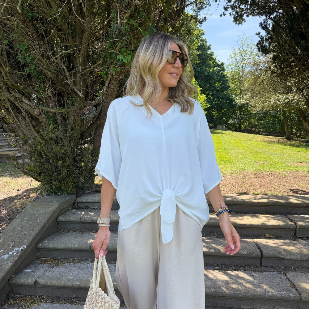 Chantelle Tie Top - Blush Boutique Essex
