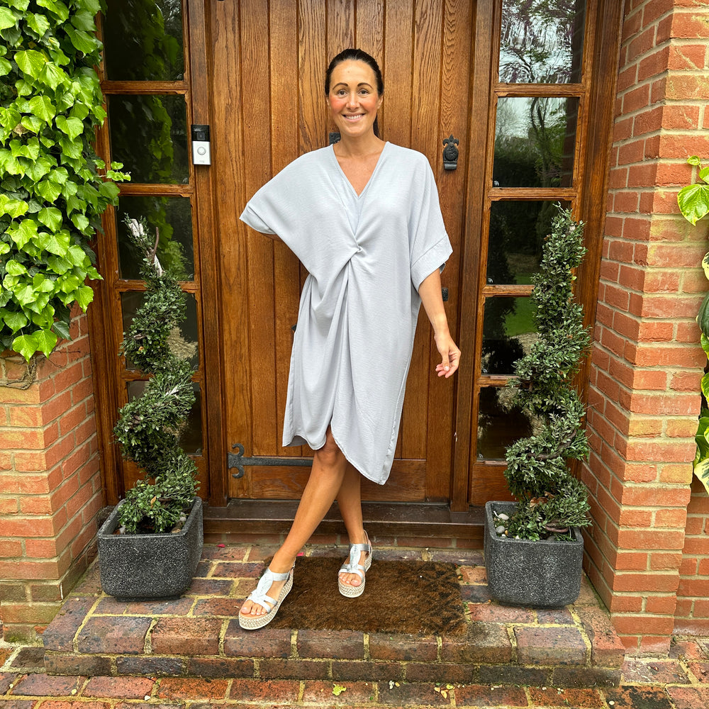 Tiffany Knot Dress - Blush Boutique Essex