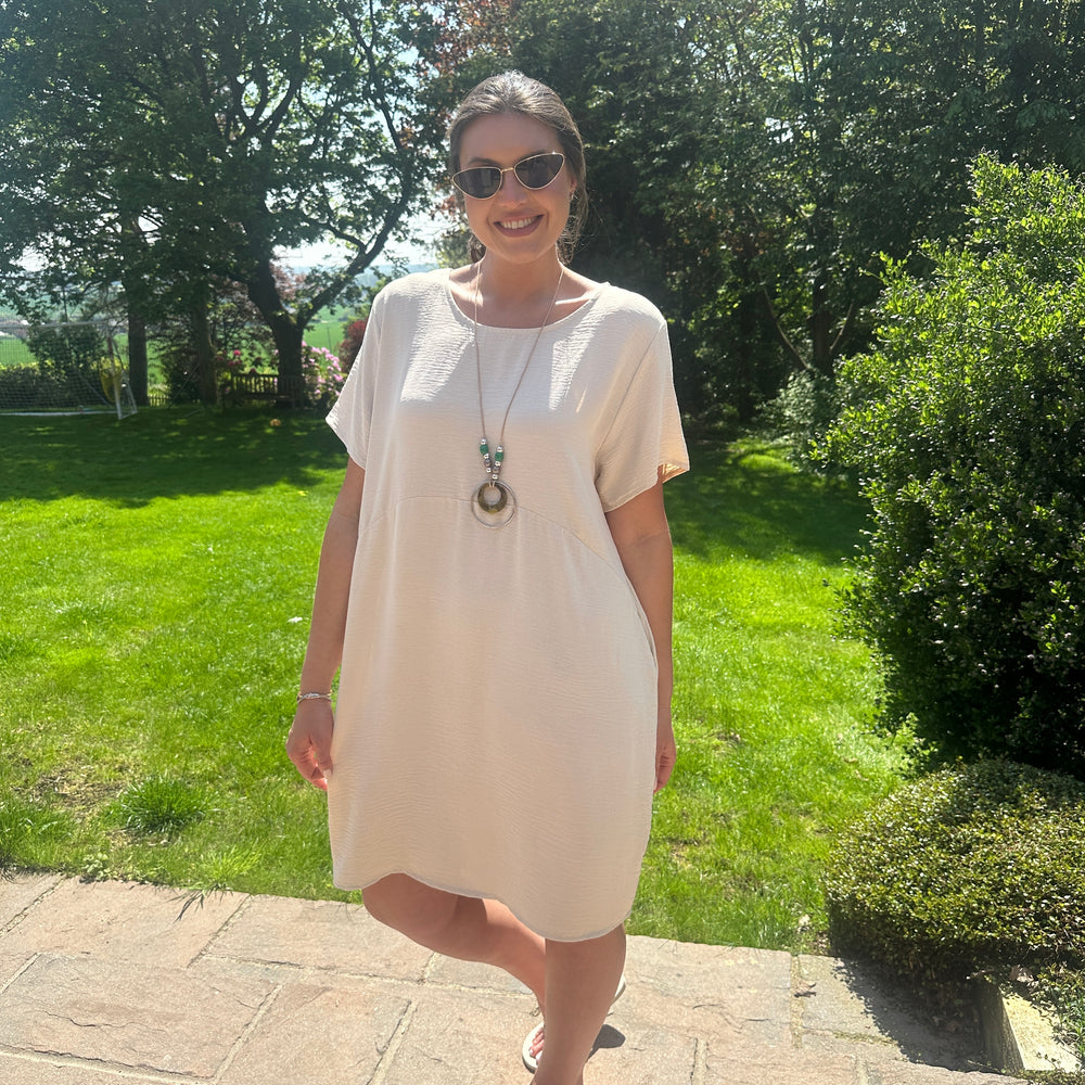 Taylor Necklace Dress - Blush Boutique Essex
