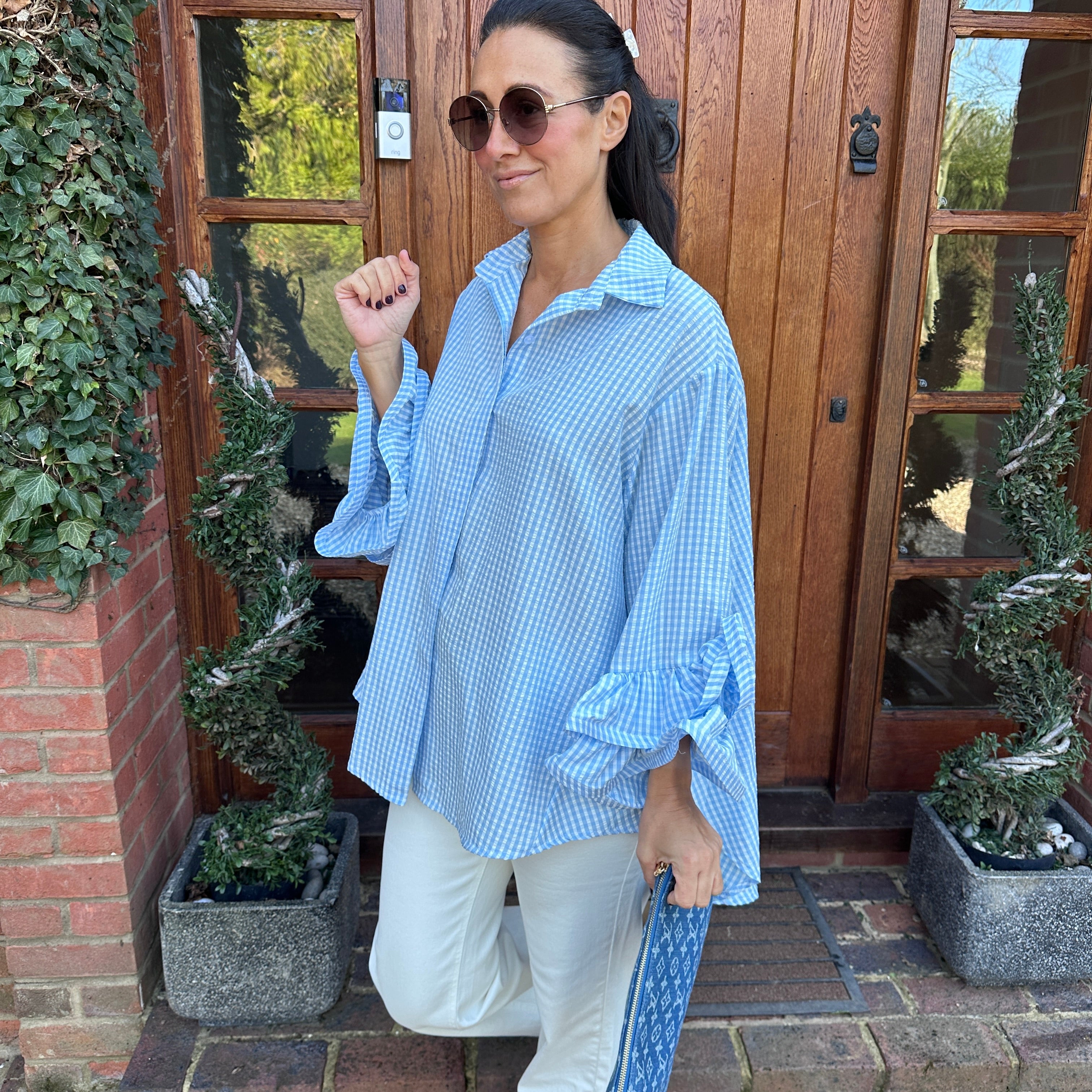 Rex Gingham shirt - Blush Boutique Essex