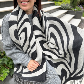 Zebra super soft scarf