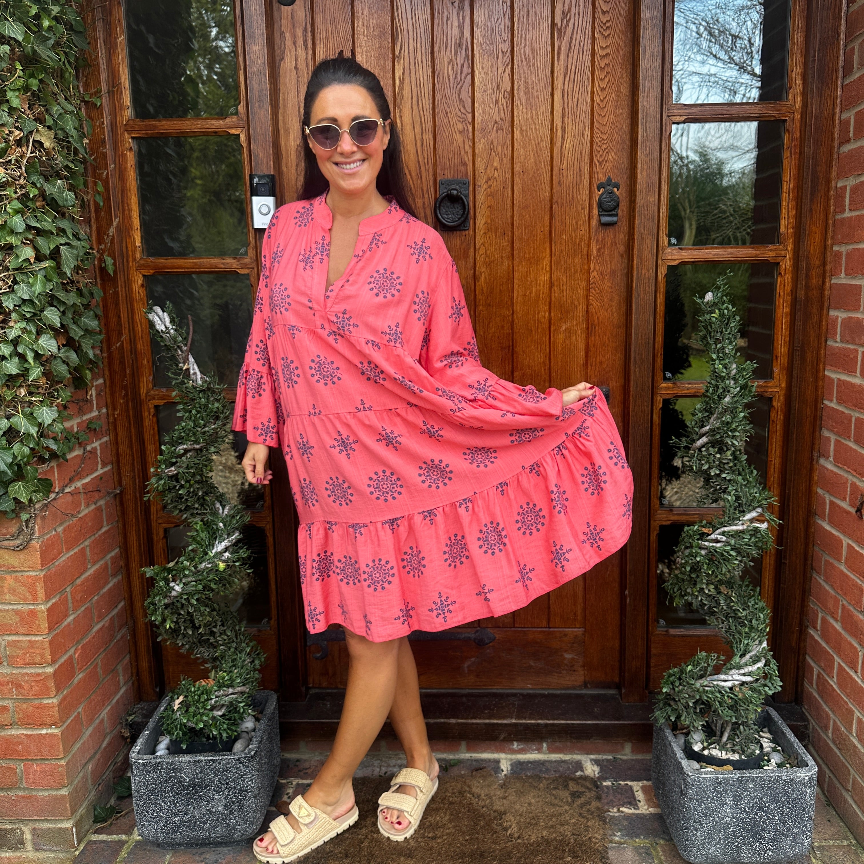Delilah Swing Dress - Blush Boutique Essex
