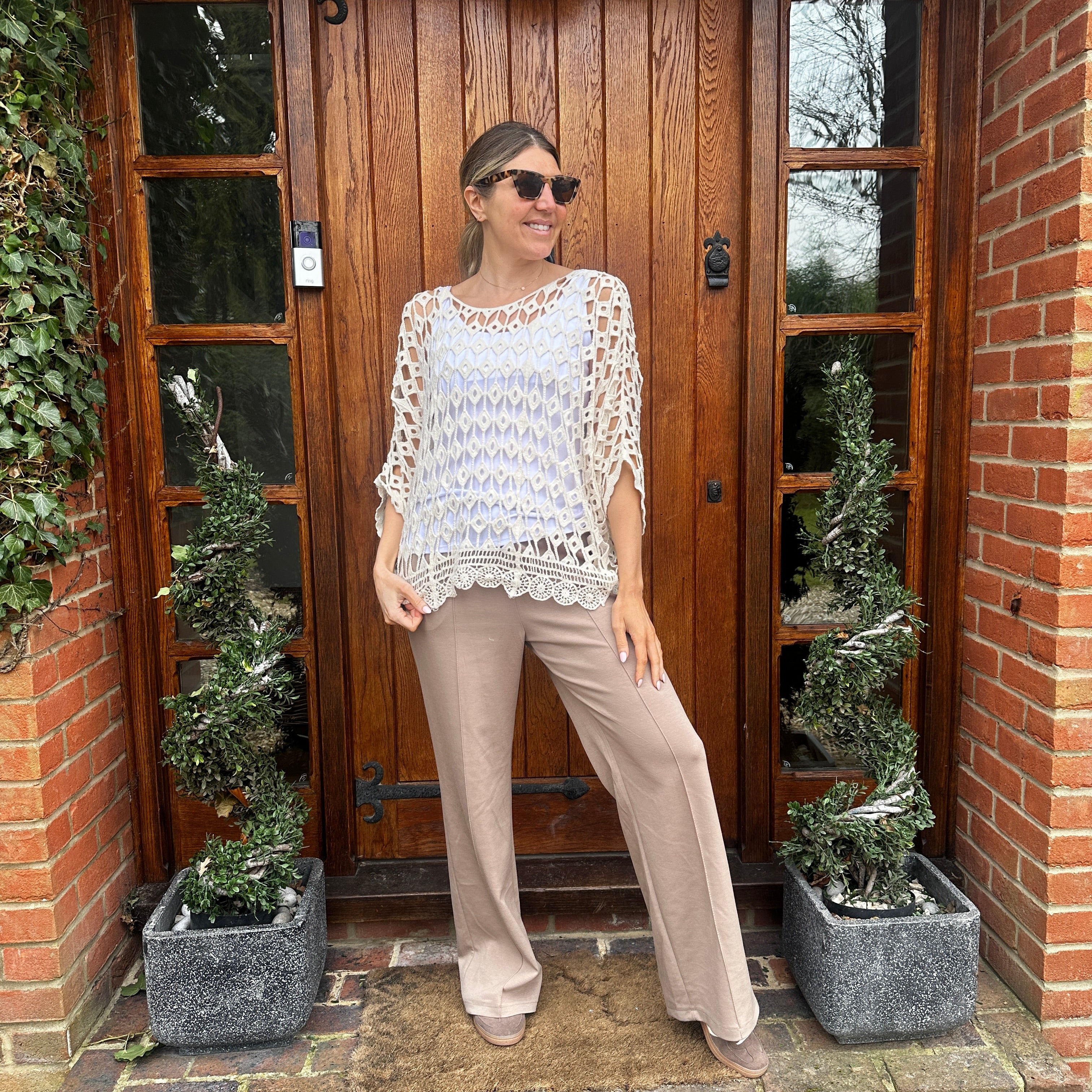 Belle Crochet Top - Blush Boutique Essex