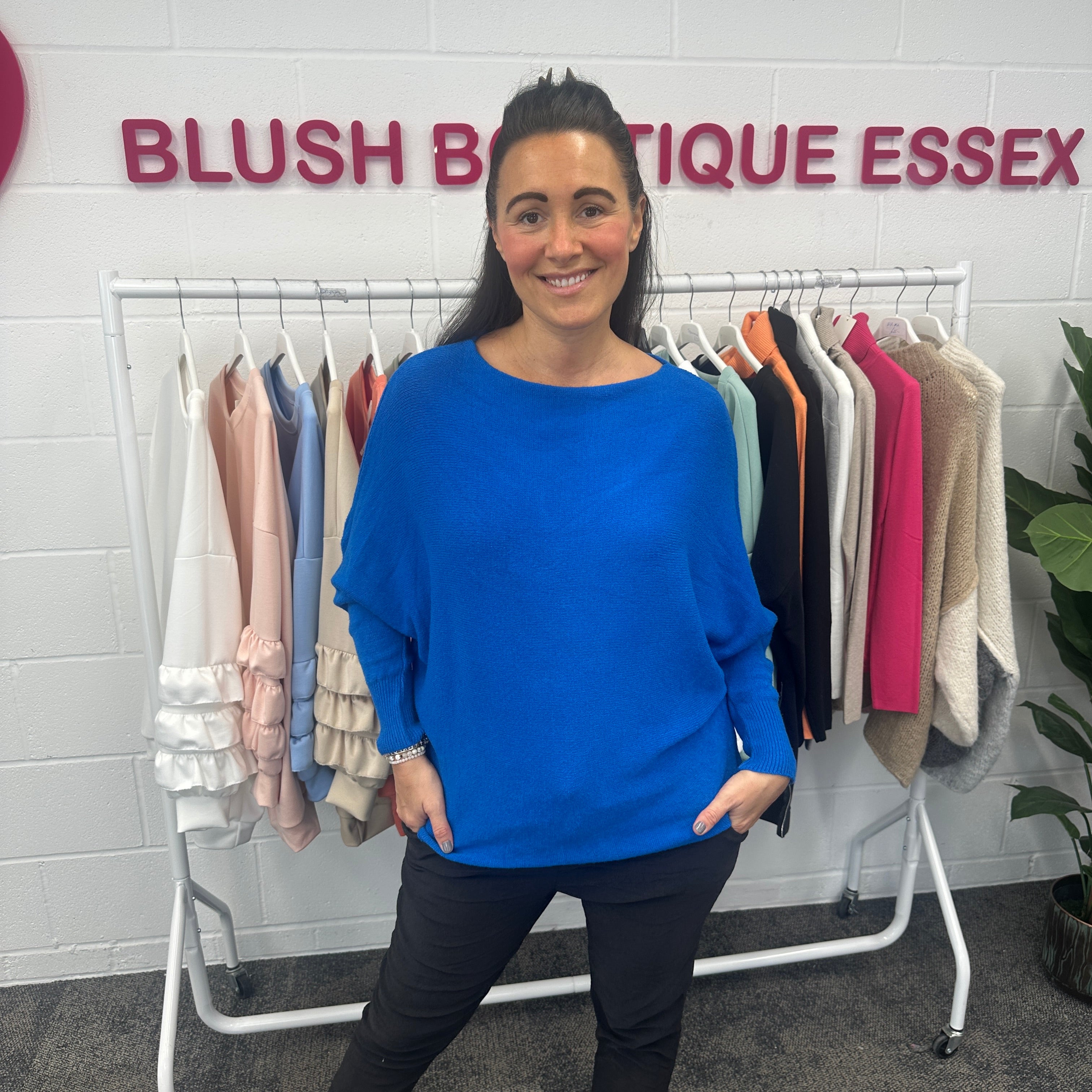 Bree Soft Knit Jumper - Blush Boutique Essex