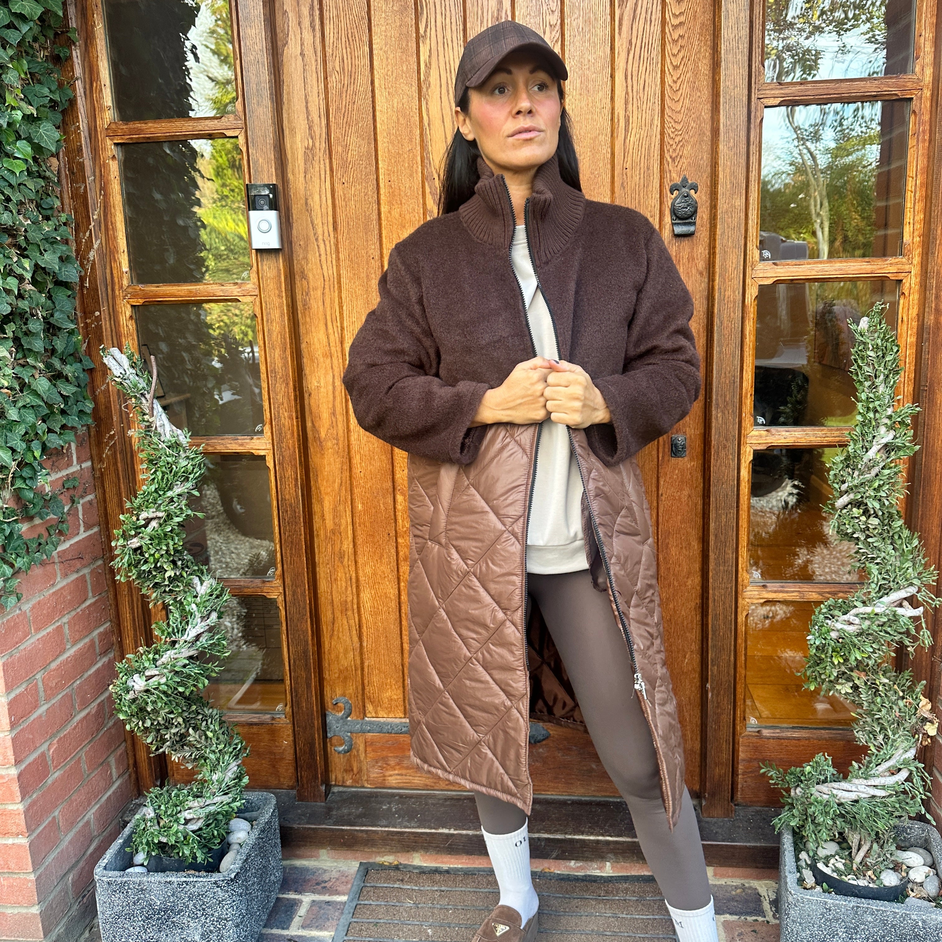 Jude Quilted Coat - Blush Boutique Essex