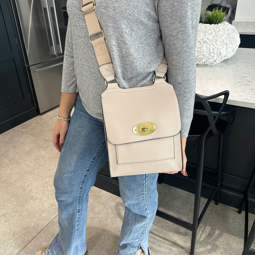 Crossbody Flap Bag - Blush Boutique Essex