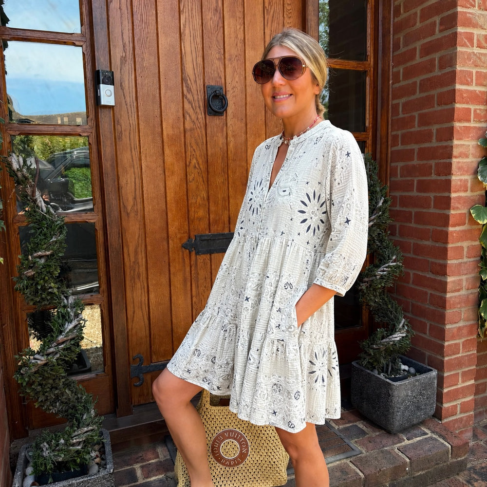 Yara Cotton Cheesecloth Dress
